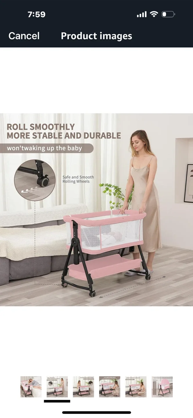 3 in 1 Baby Bassinet image indicator(3)