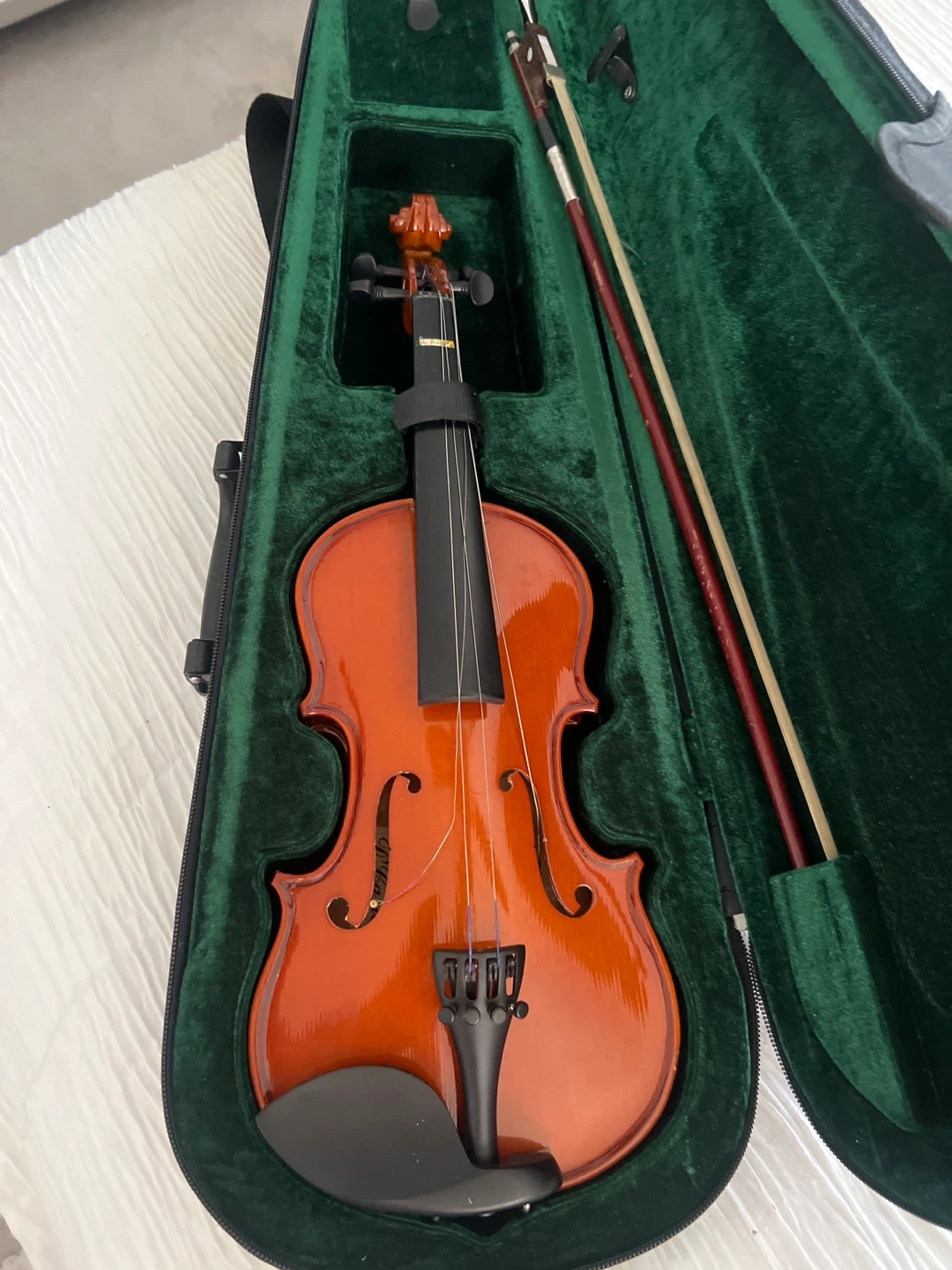 Violin with Case and Bow - photo 2