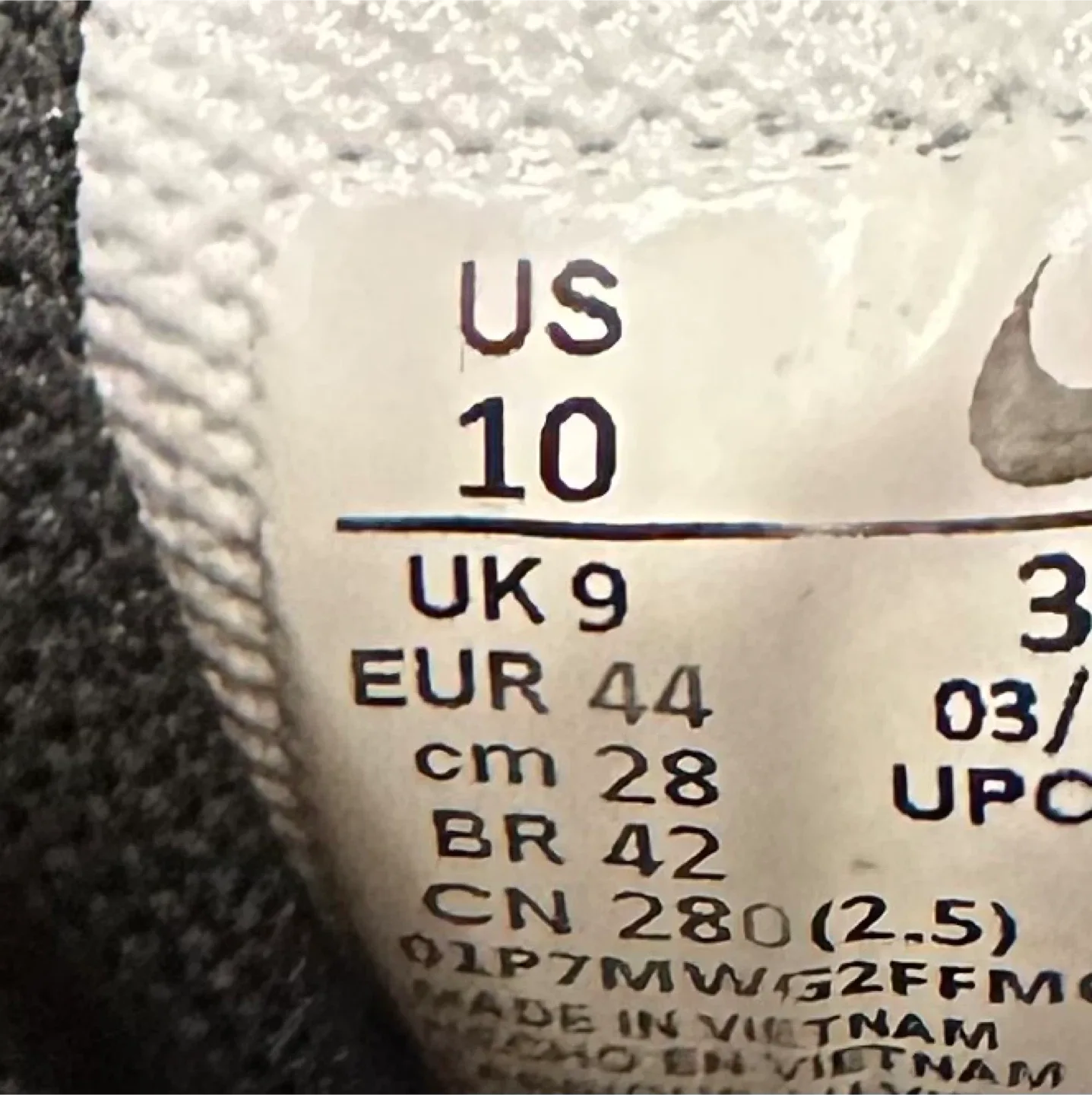 $20-Nike Air Torch 4 Black Sneakers - US 10 image indicator(3)