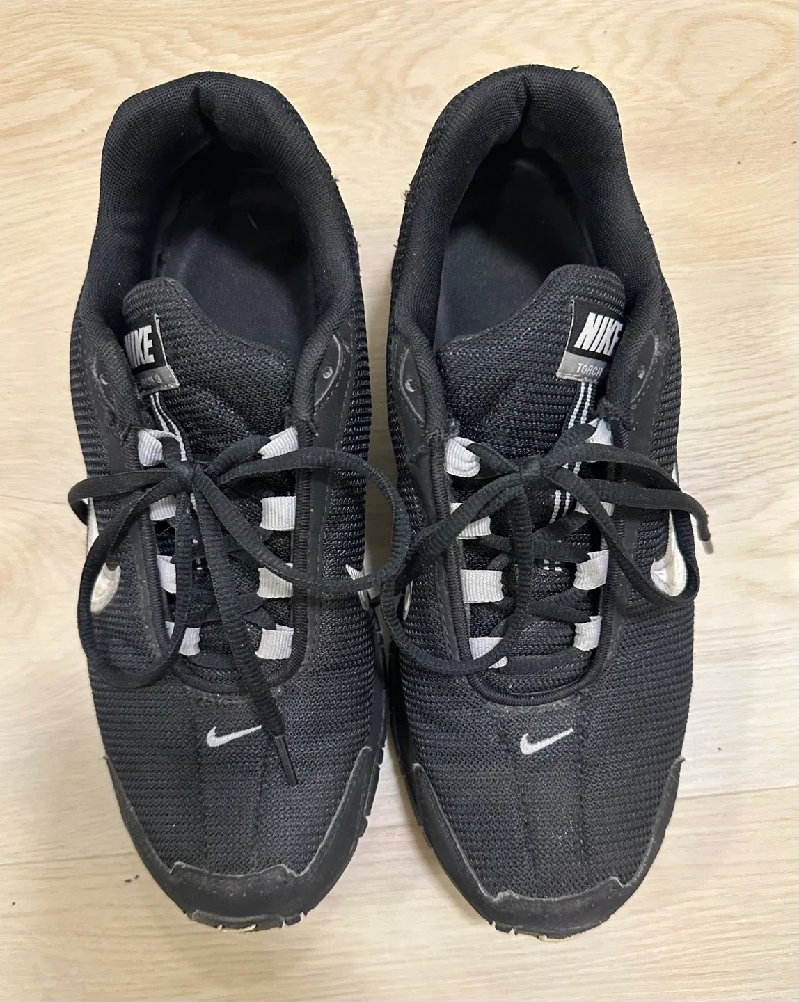 $20-Nike Air Torch 4 Black Sneakers - US 10 image indicator(5)