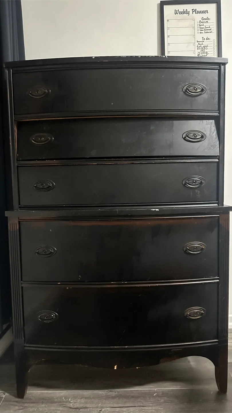 Antique Wood Chest of Drawers