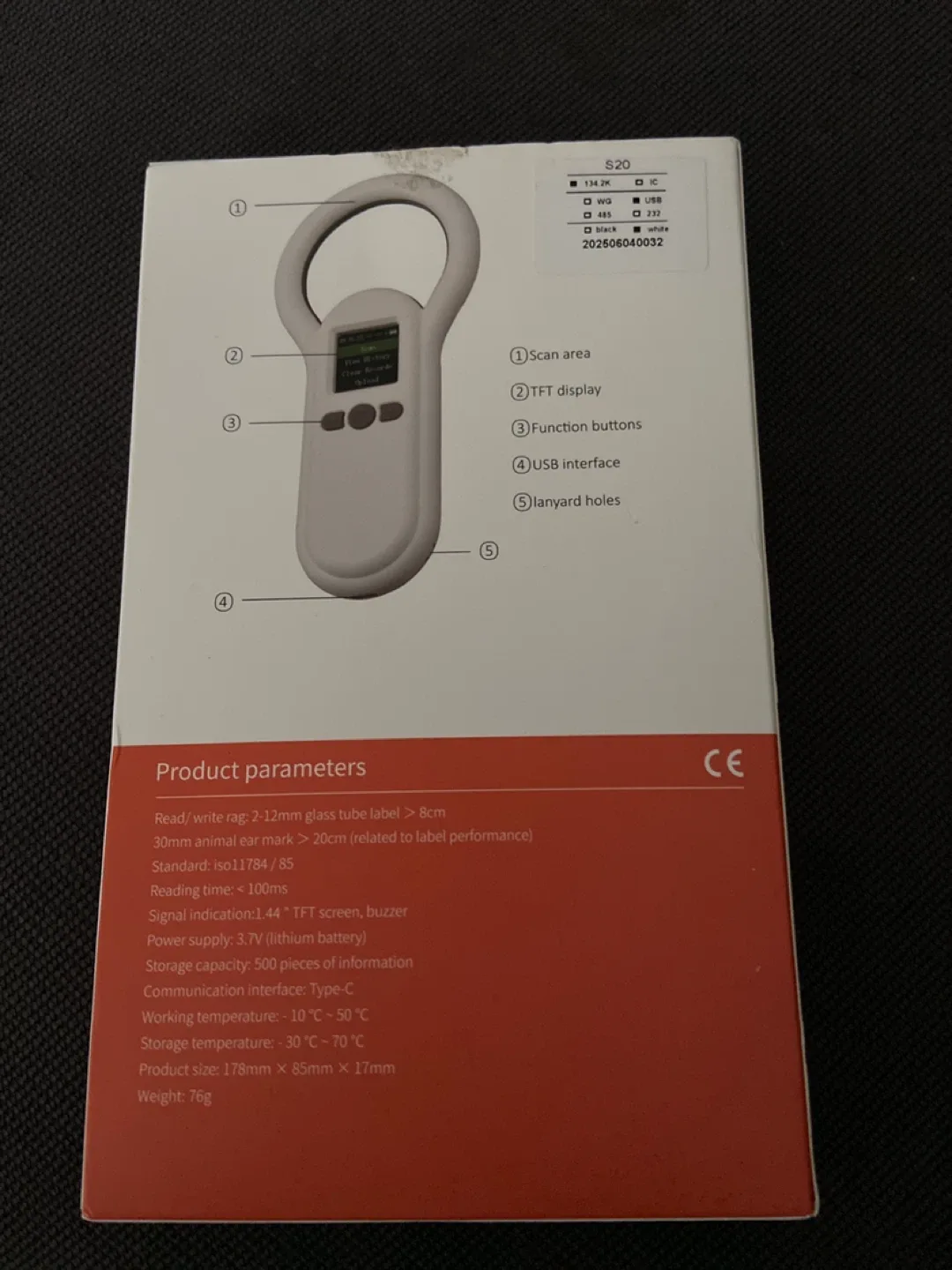 Bluetooth Animal Tag Reader image indicator(2)