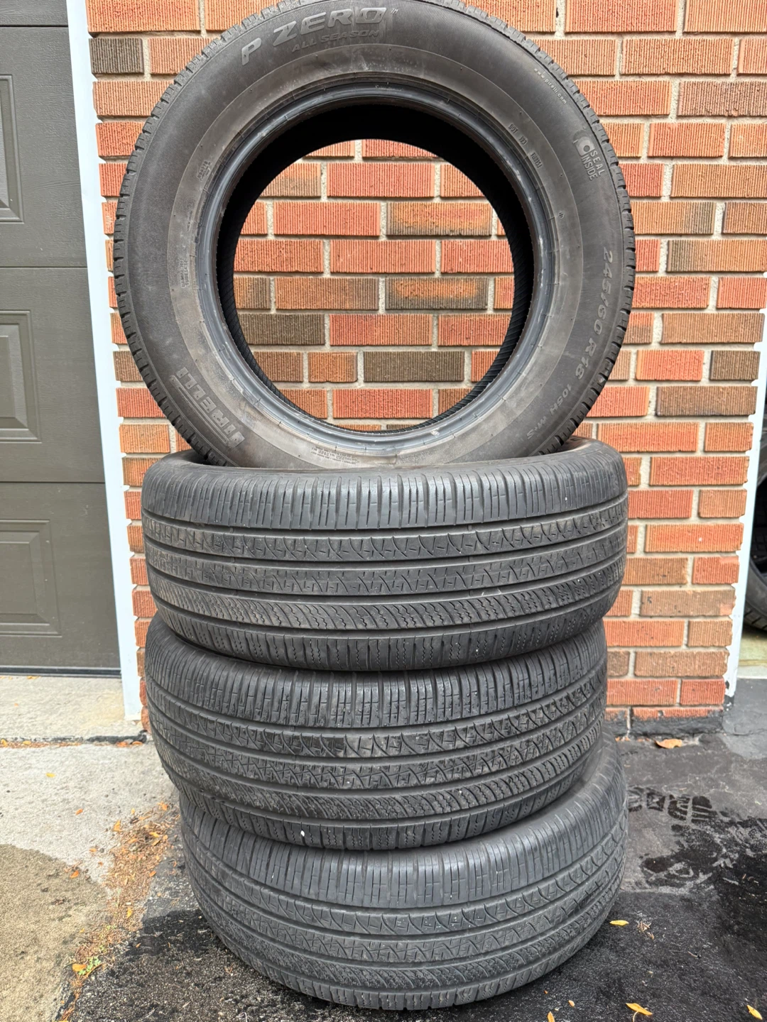 245/60R18 PIRELLI PZERO A/S SEAL INSIDE