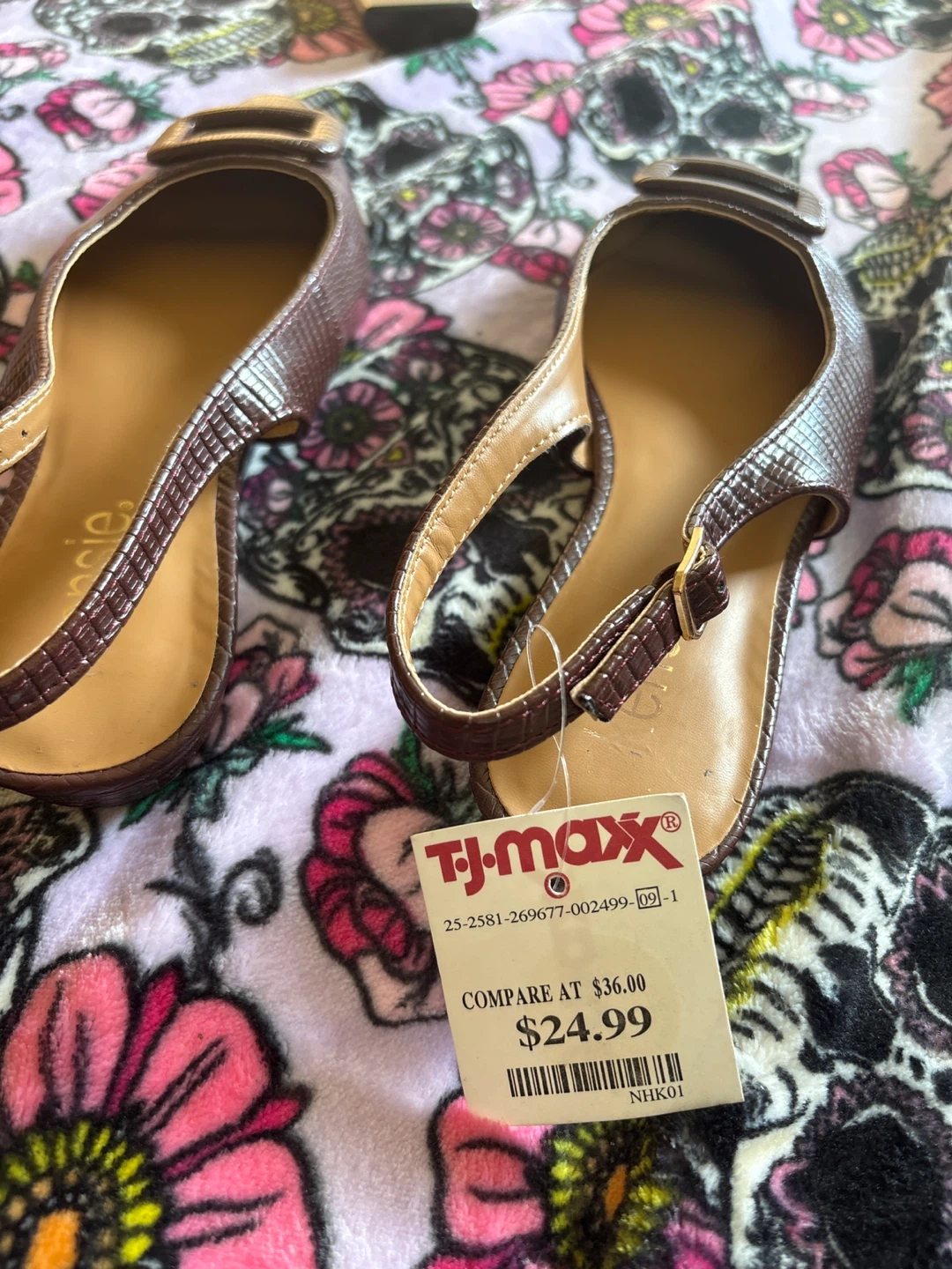 Kensie Brown Slingback Flats - Size 7 - photo 2