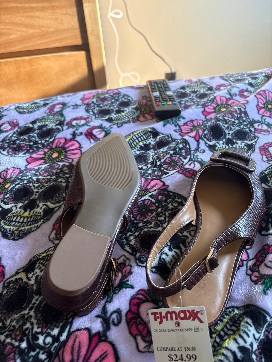 Kensie Brown Slingback Flats - Size 7 - photo 3