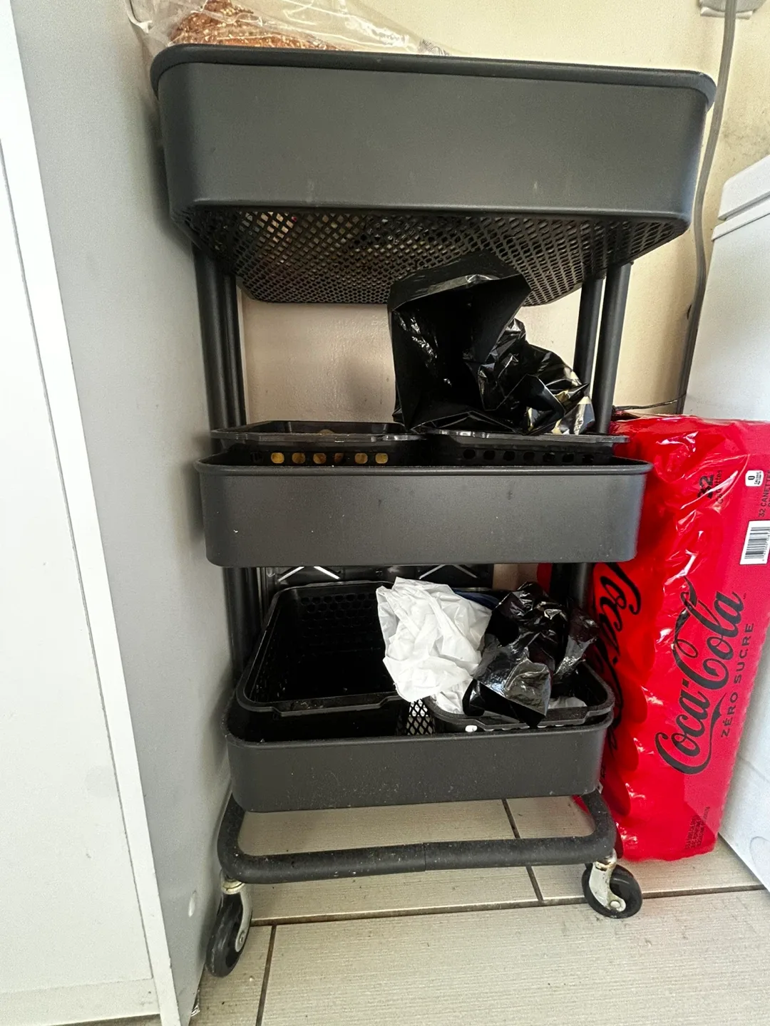 $20 Rolling 3-Tier Utility Cart image indicator(3)