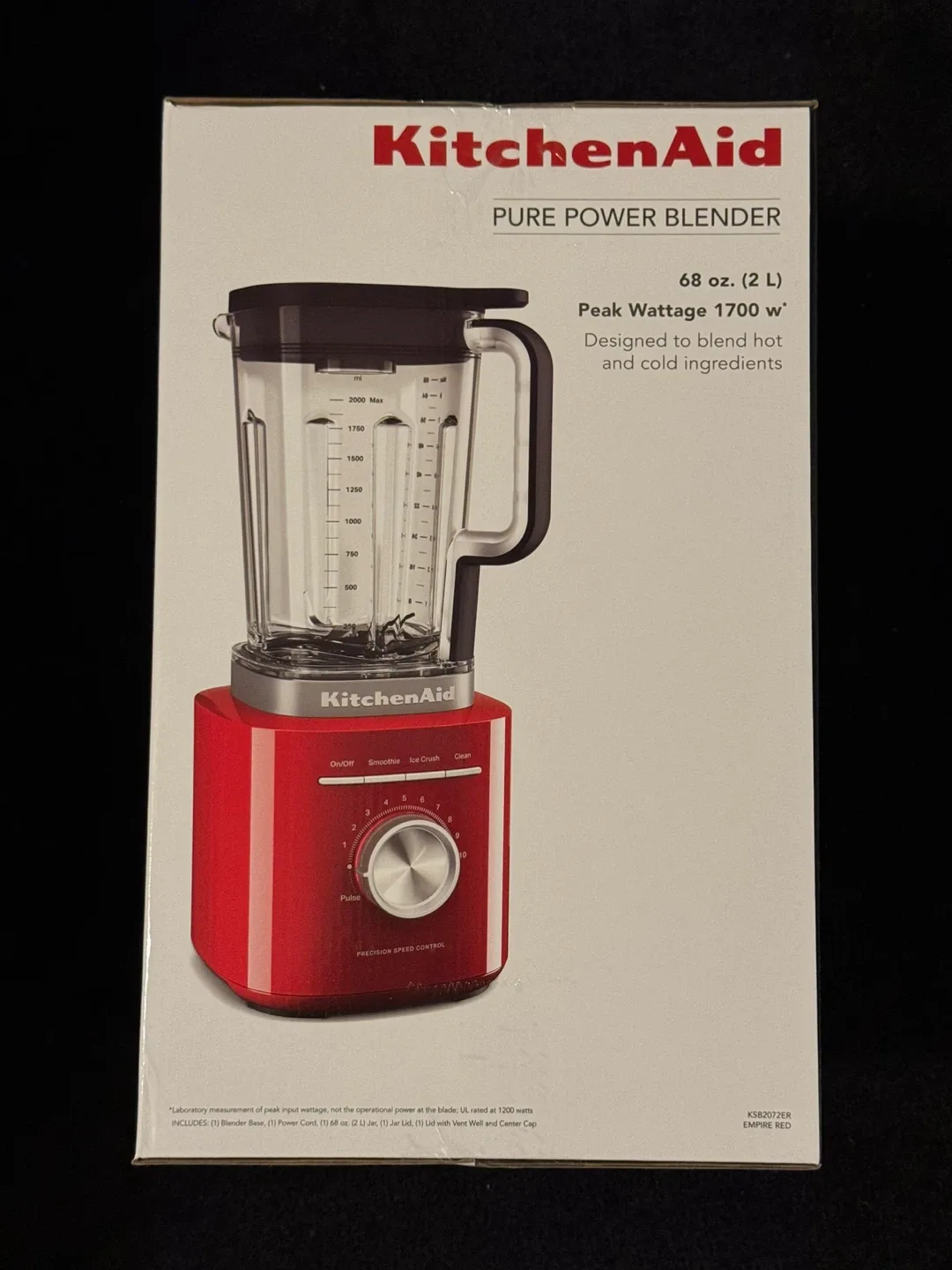 KitchenAid Pure Power Blender (Red) thumbnail