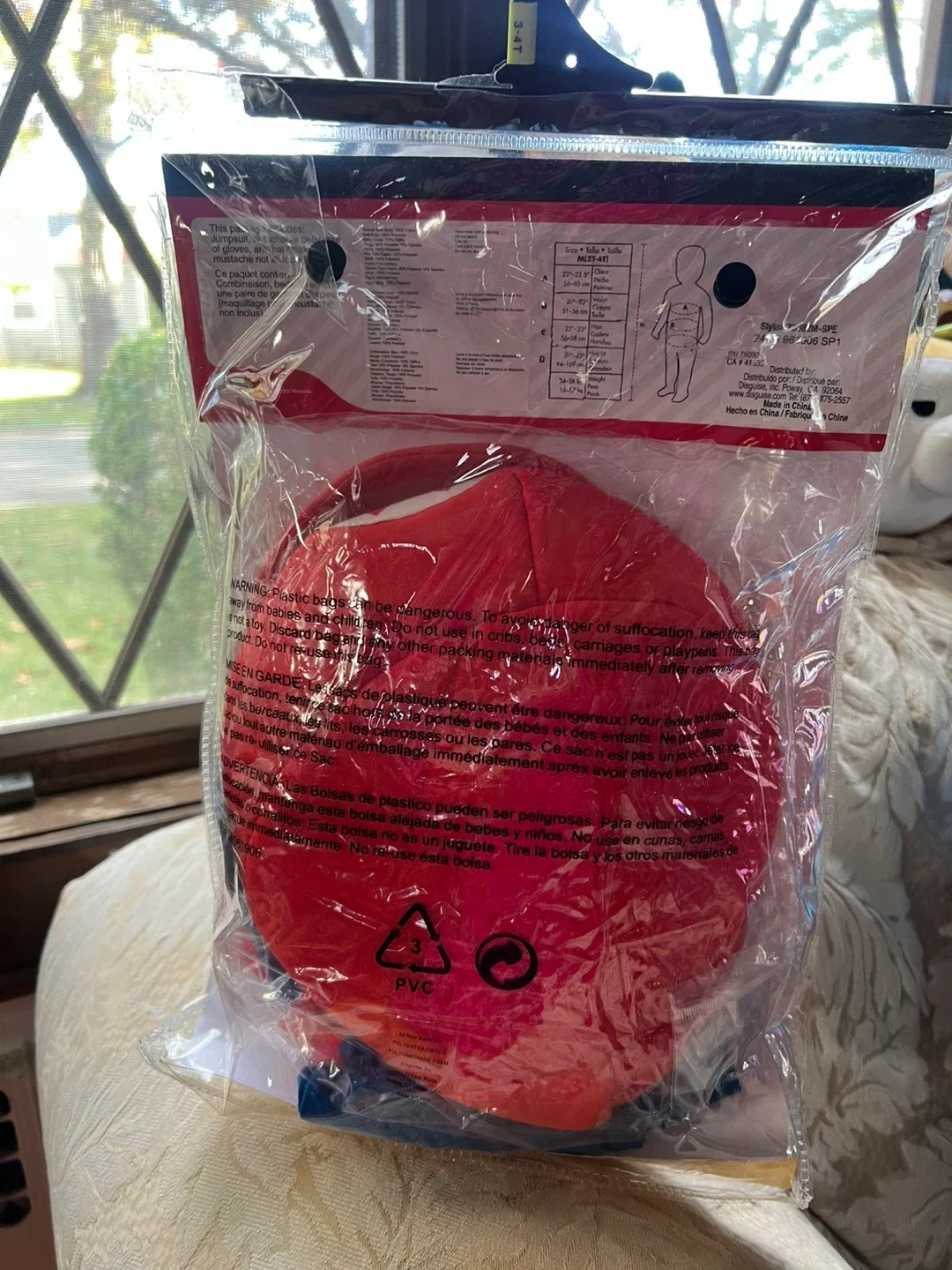 Super Mario Costume - Size M (3T-4T) image indicator(2)