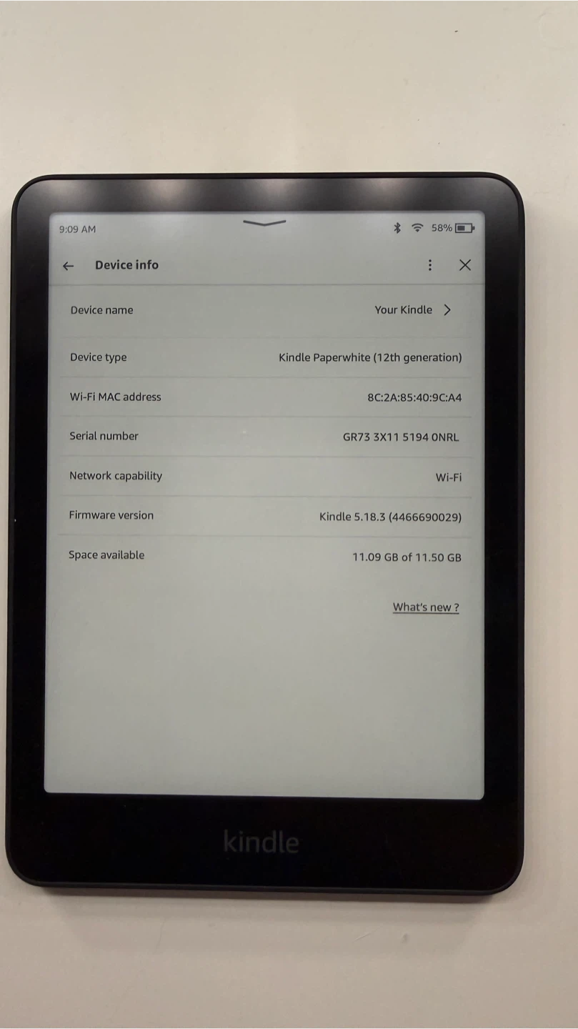 Kindle Paperwhite (12th gen) 16GB - Like New - photo 3