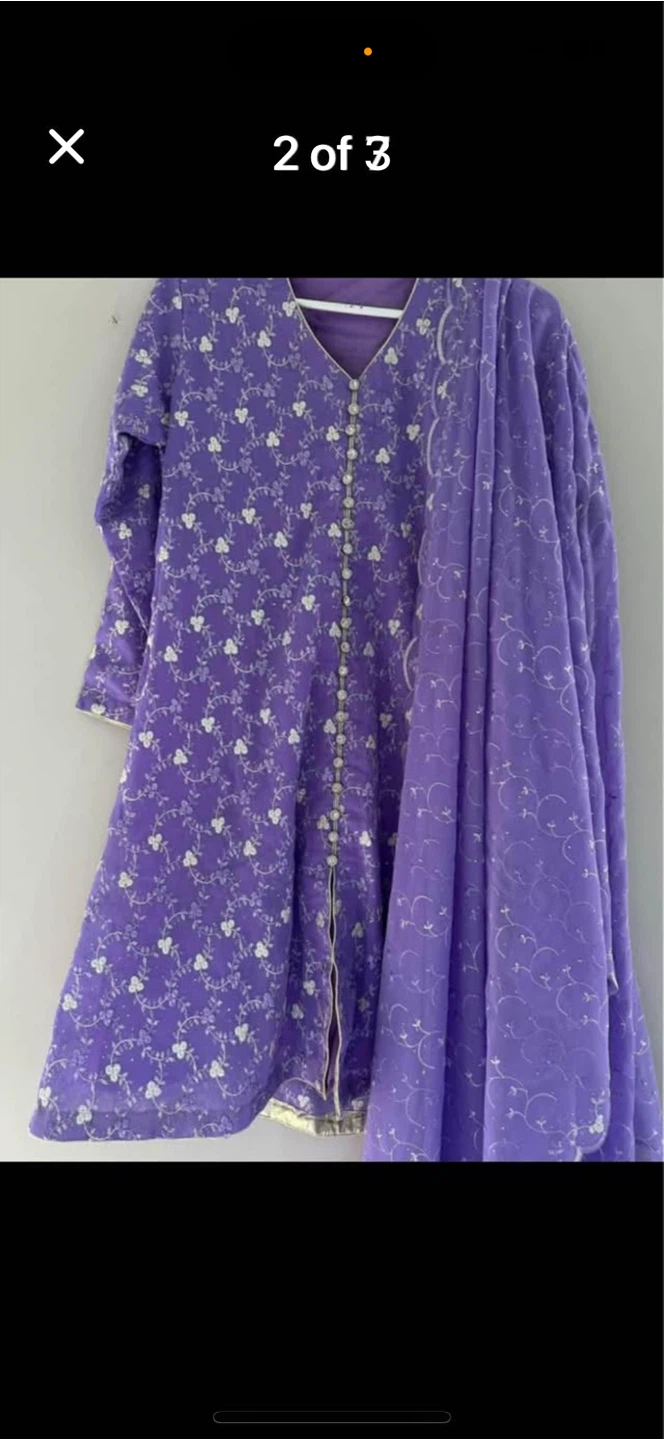Purple Salwar Kameez Suit - photo 2