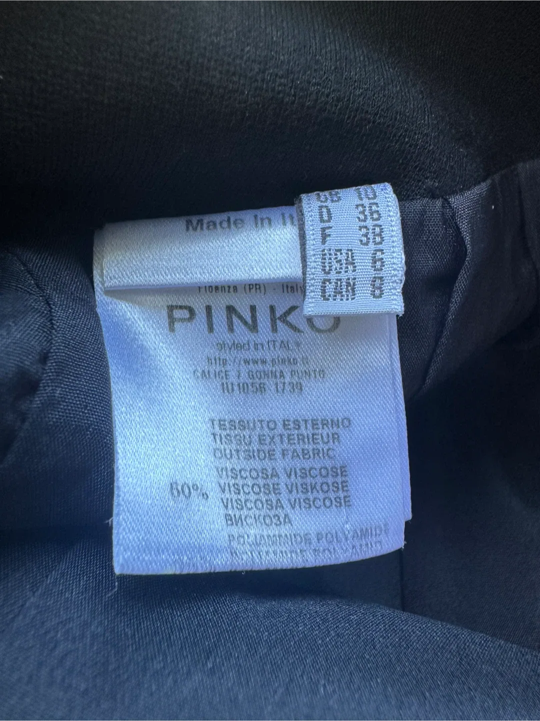 Pinko Black Skirt - Size 6 or medium image indicator(4)