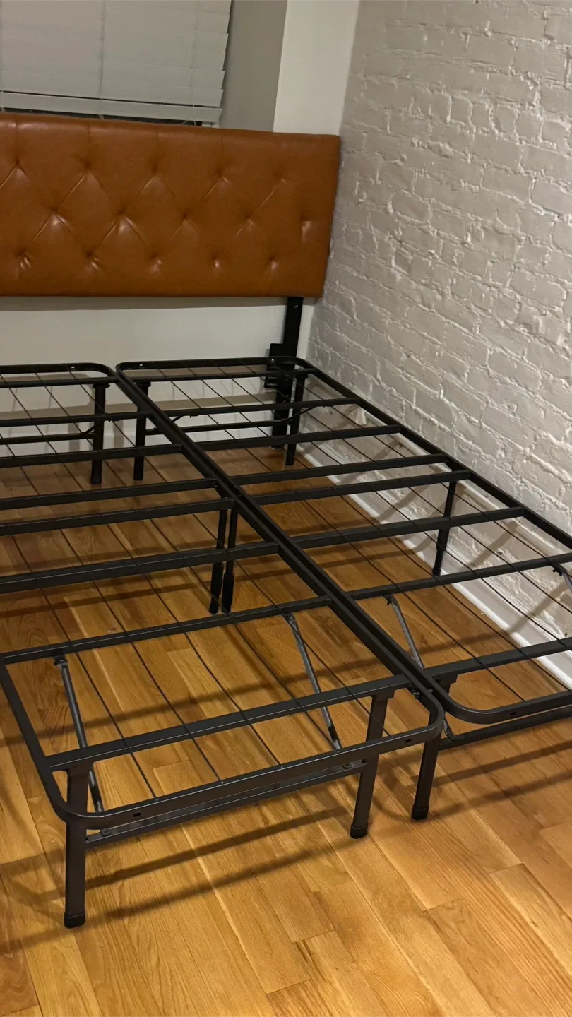 Metal Bed Frame with Headboard image indicator(2)