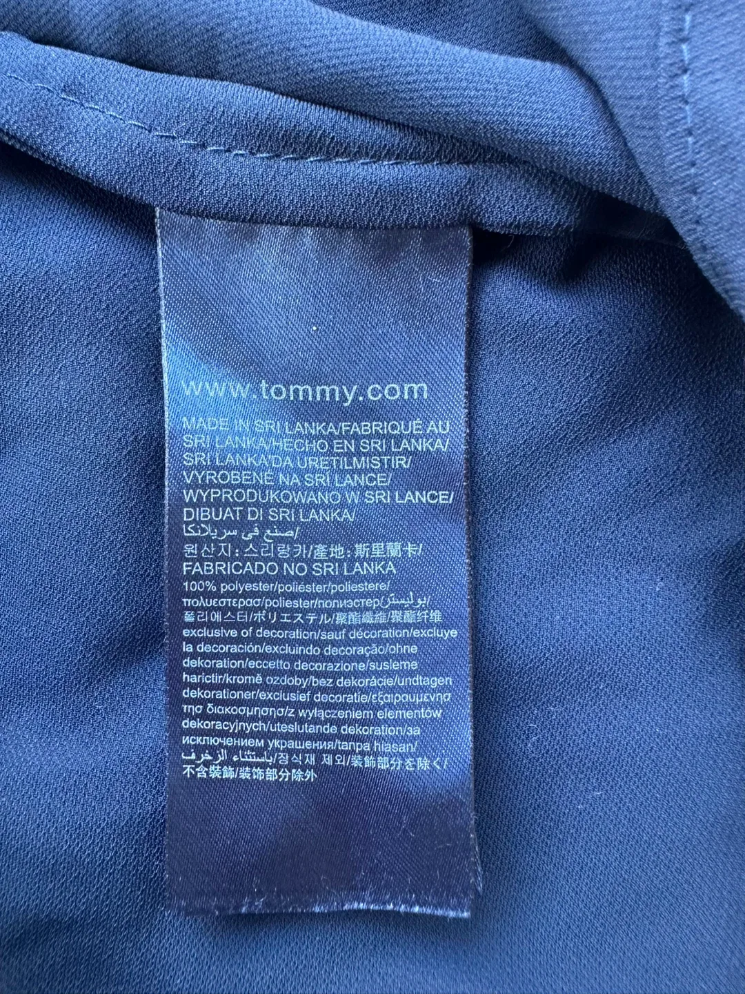 Tommy Hilfiger Navy Blouse - Size 6 image indicator(6)