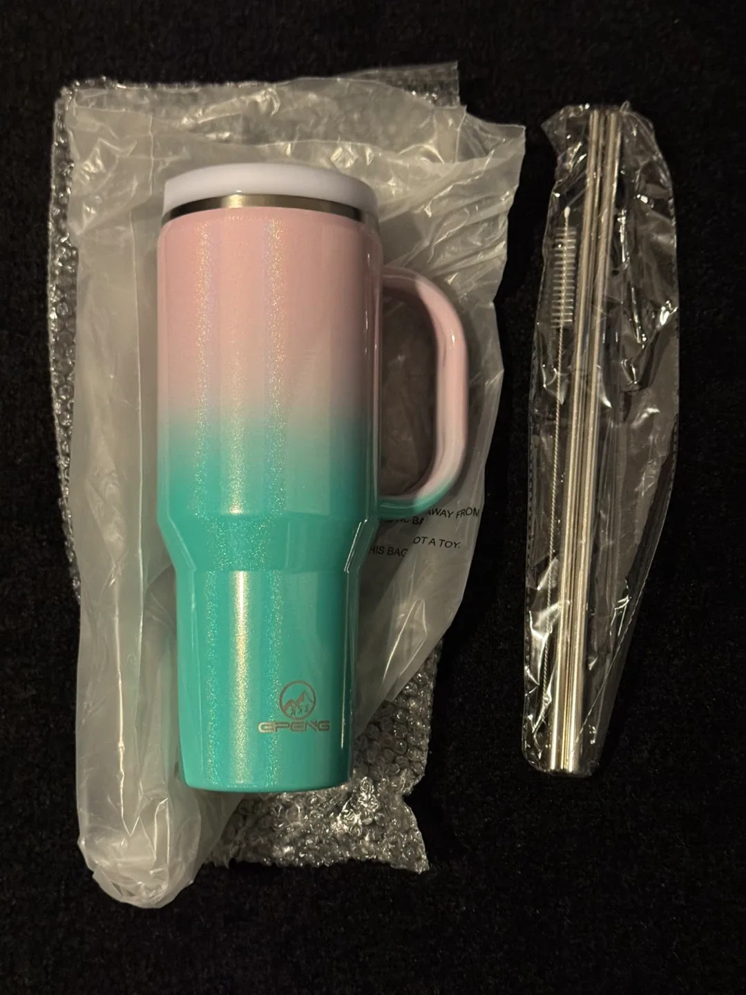 (New) 40 oz Tumbler with Handle thumbnail