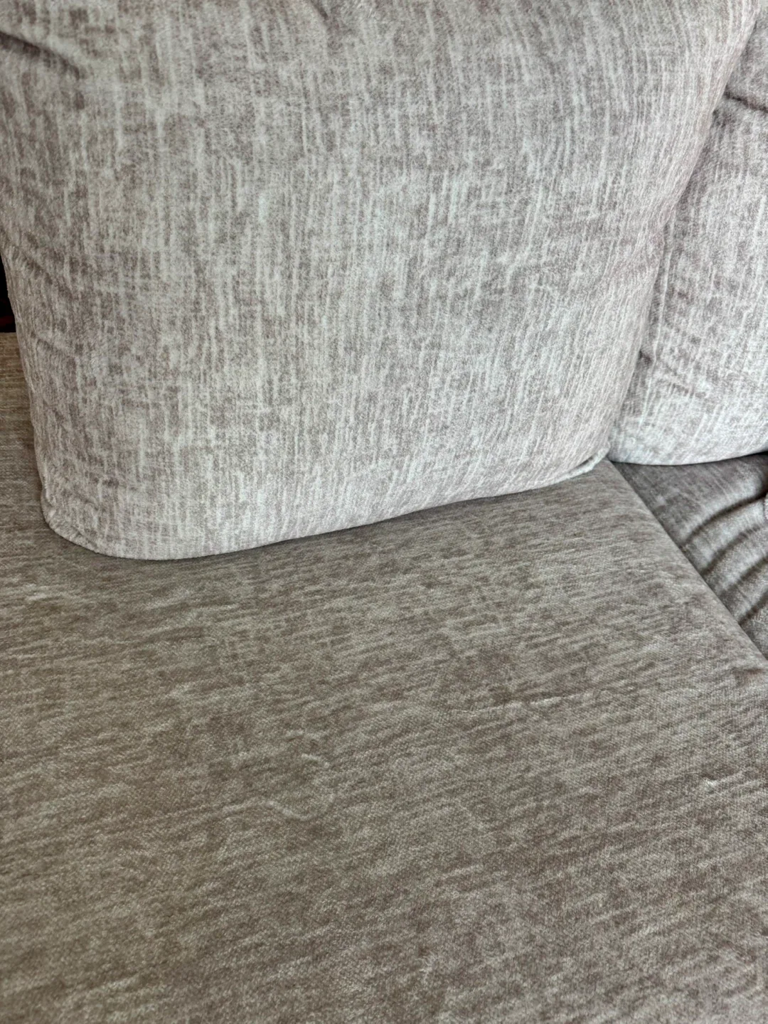 Living Spaces 124" 2pc Dual Chaise Sectional Sofa Cream Beige image indicator(7)