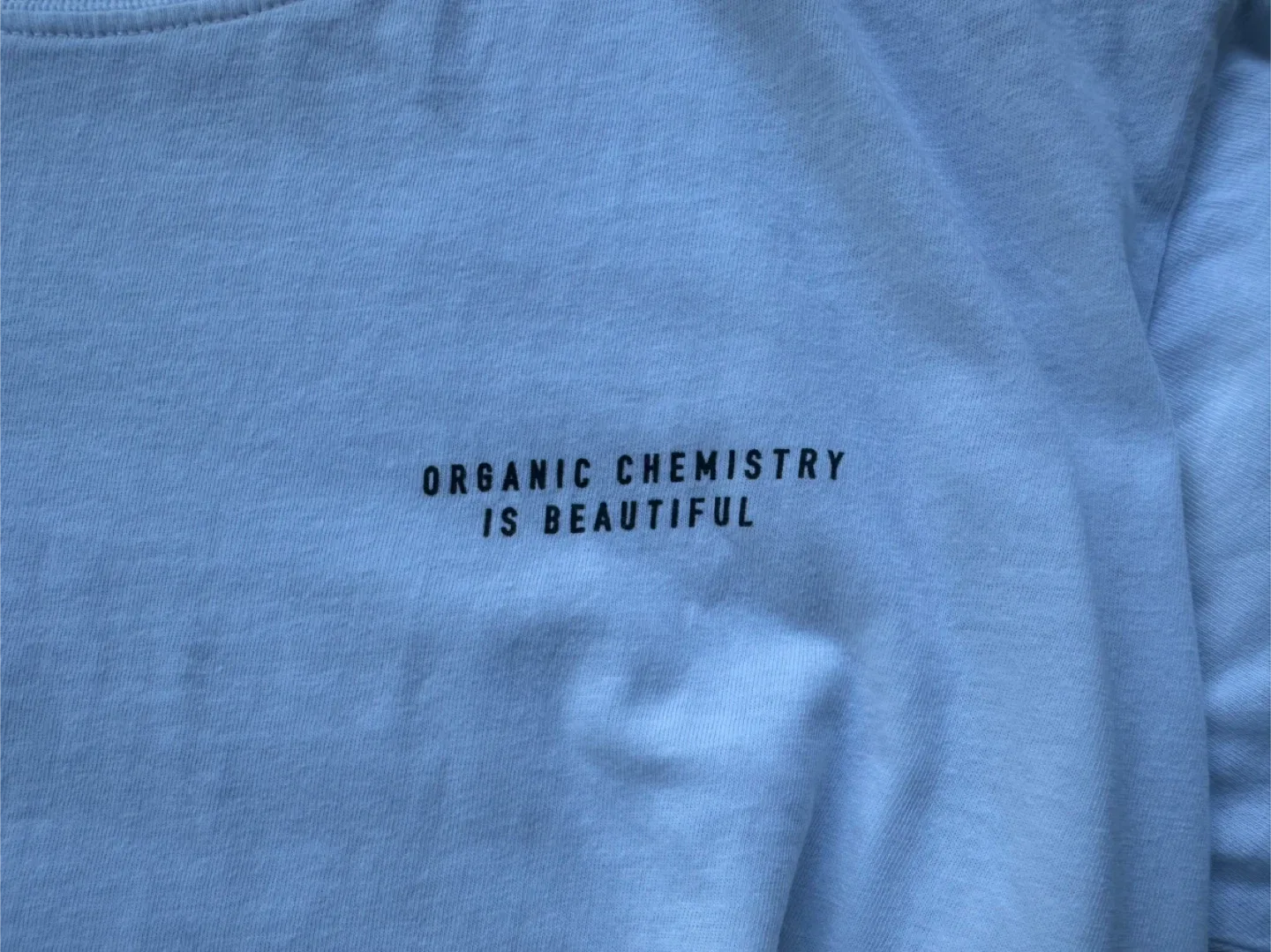 White T-Shirt with Organic Chemistry image indicator(3)