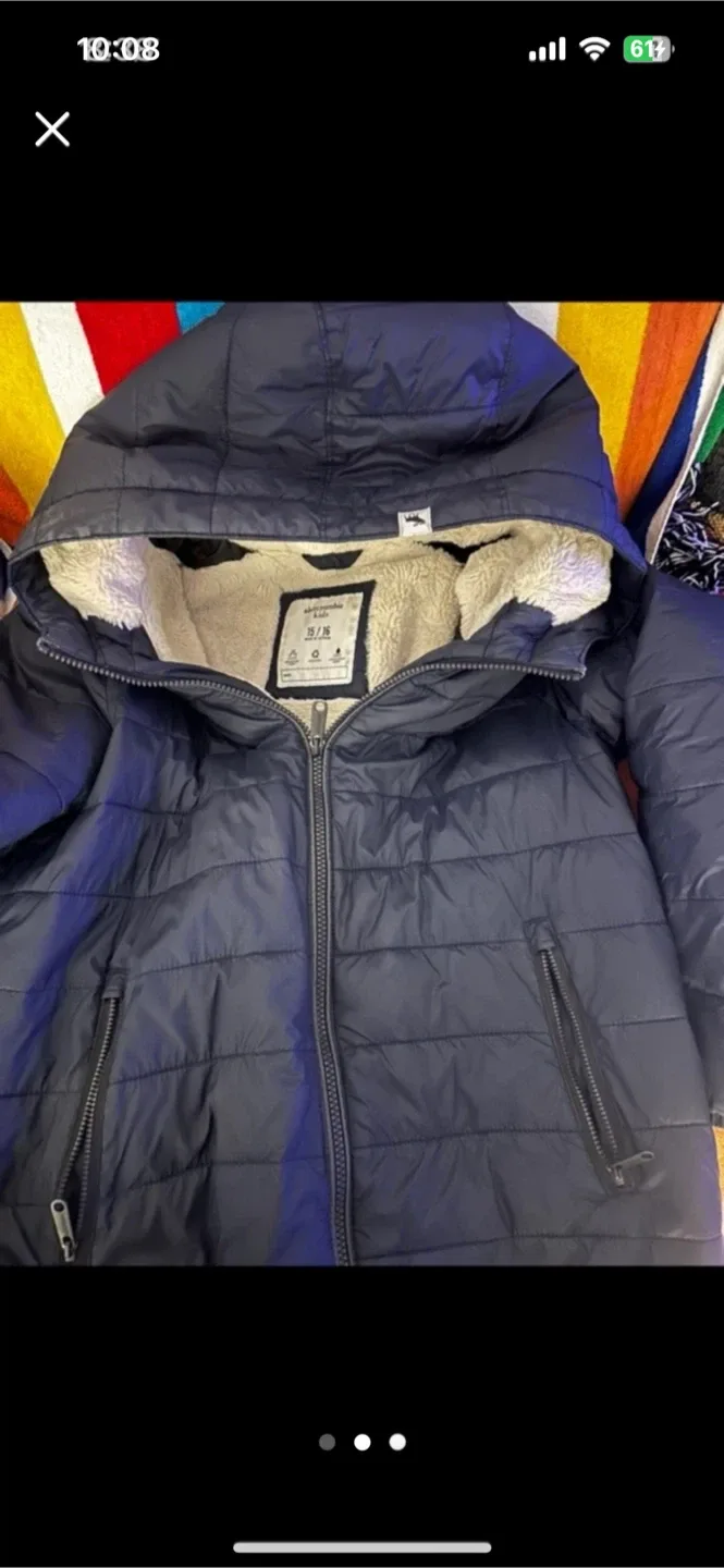 Abercrombie Boys Puffer Jacket - Size 15/16 image indicator(2)