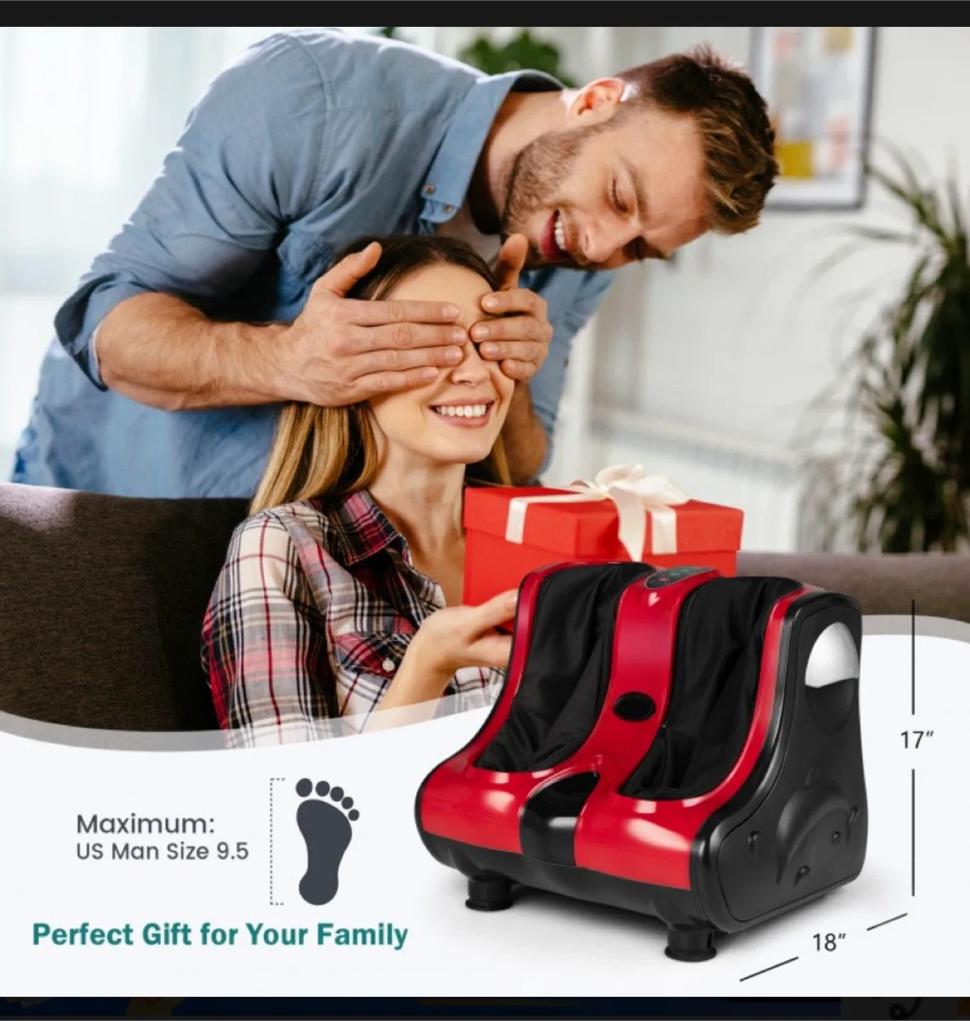 Foot Massager - Red & Black image indicator(6)