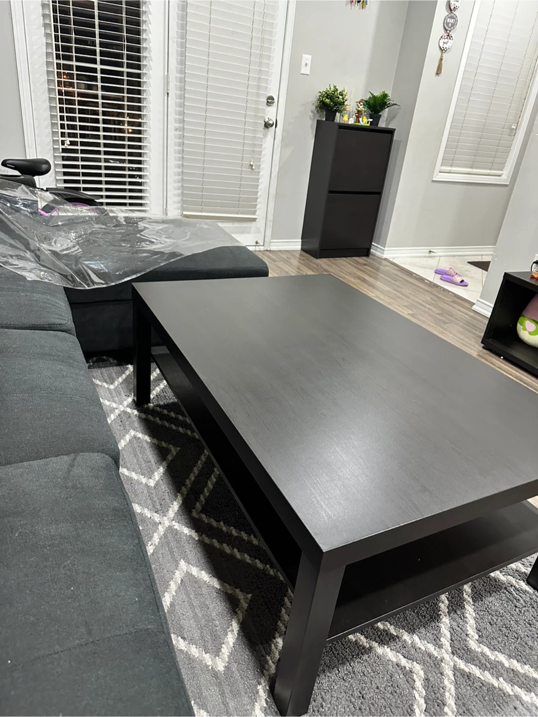 IKEA Lack Coffee Table - Black-Brown