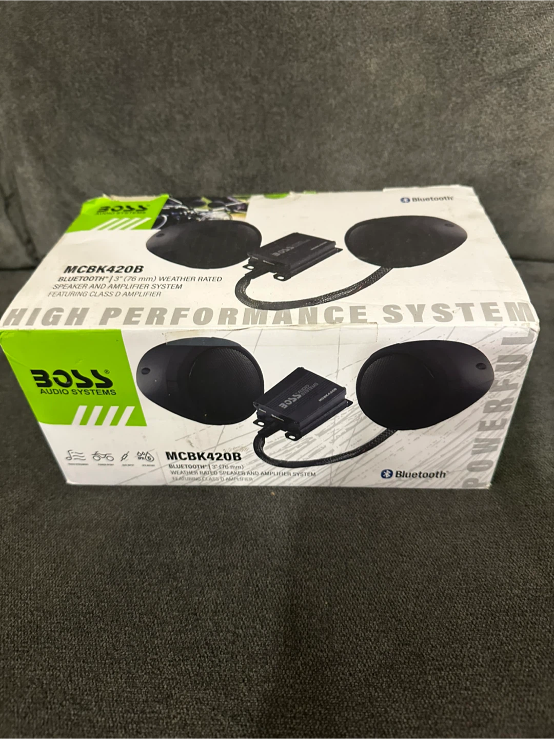 BOSS MCBK420B Weather Rated Speaker & Amplifier System