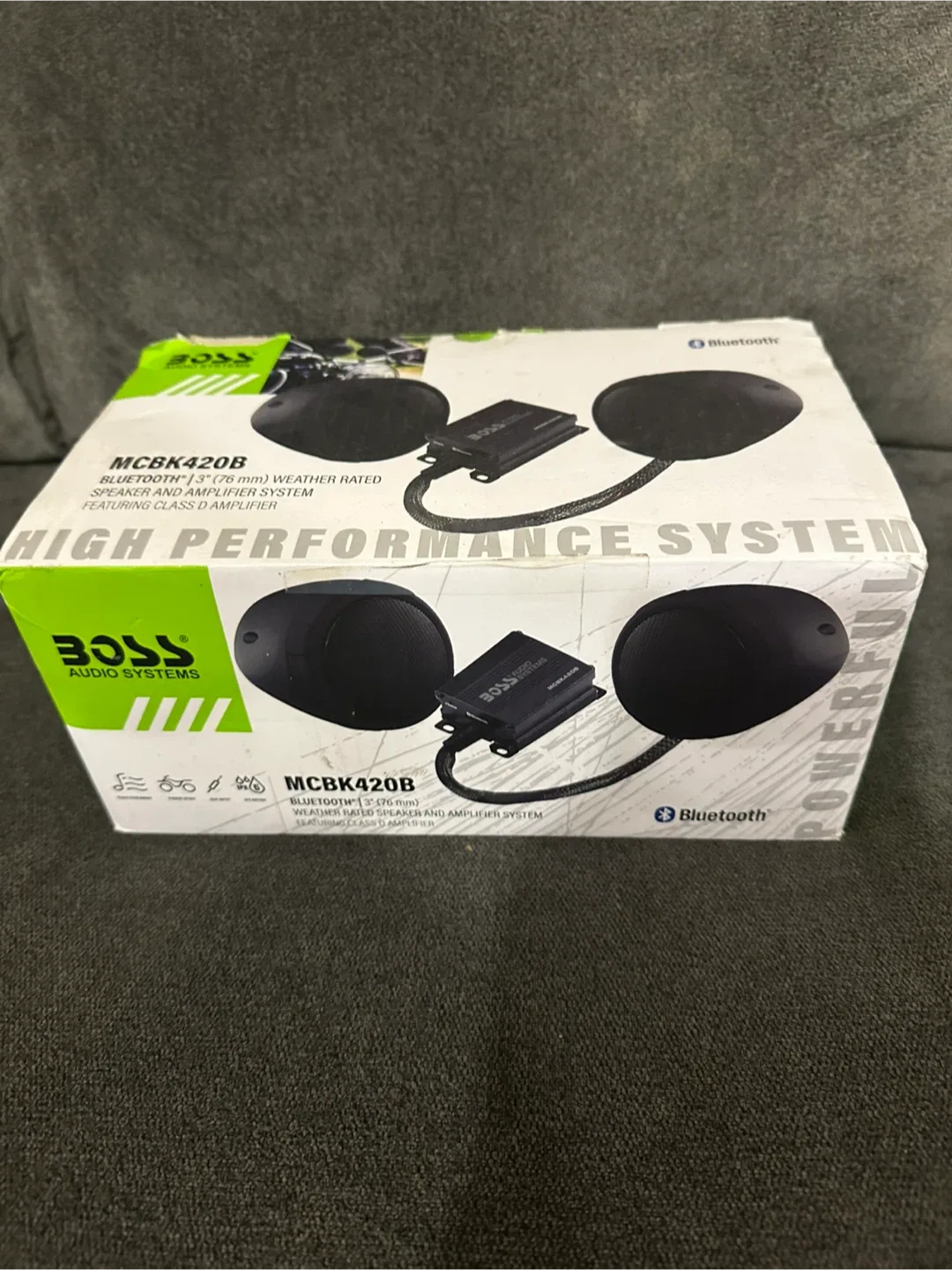 BOSS MCBK420B Weather Rated Speaker & Amplifier System