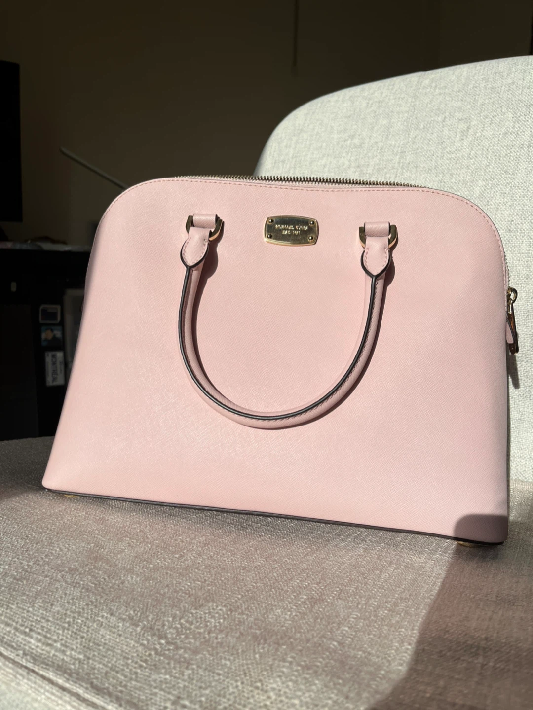 Michael Kors Dome Satchel - Light Pink