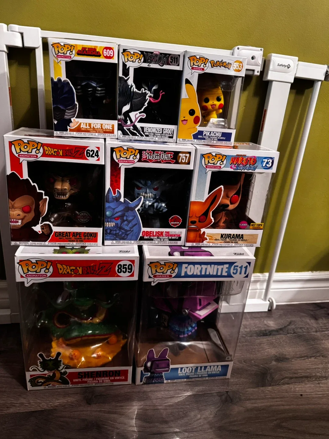 Funko Pop! Figures - All For One, Venomized Groot, Pikachu + thumbnail