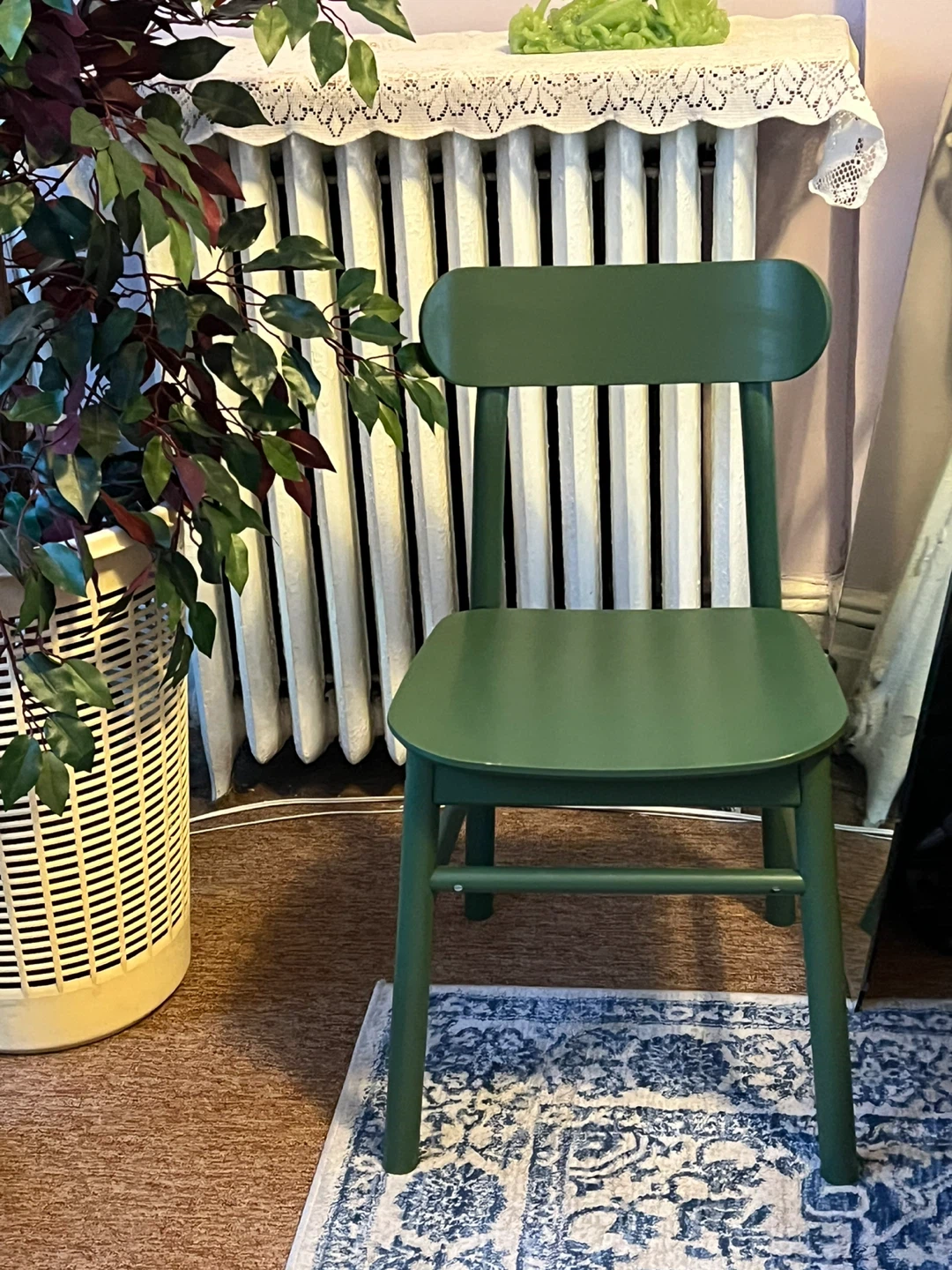 Green Solid Wood Chair