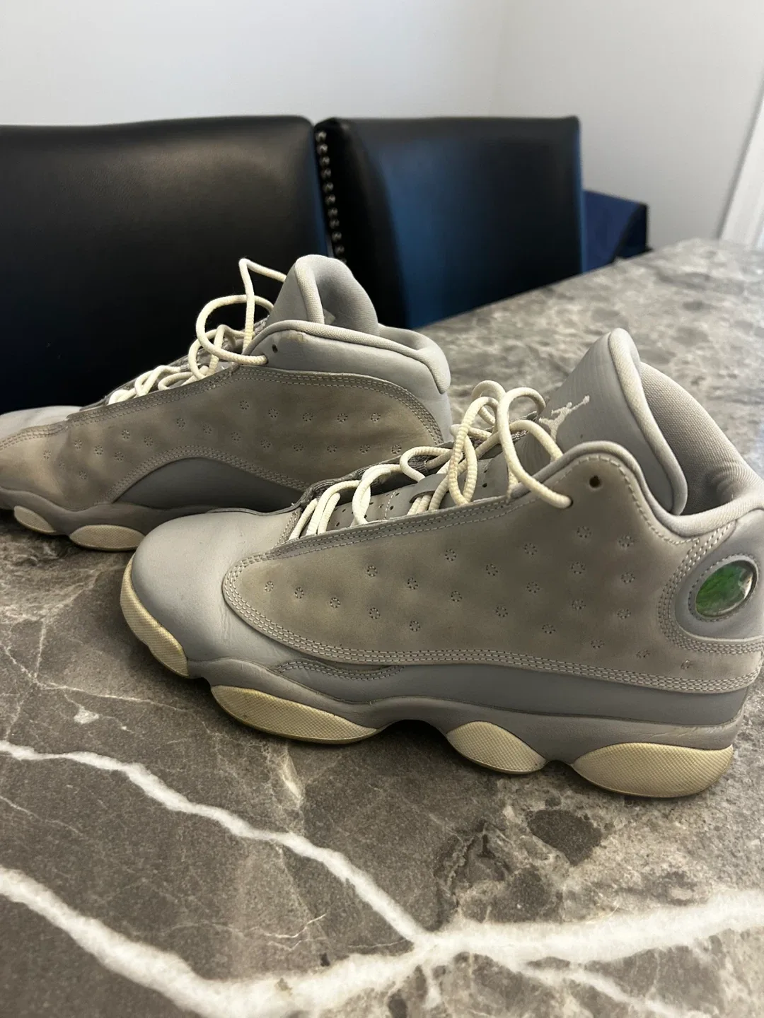 Jordan 13 Grey Sneakers - Size 8Y image indicator(3)