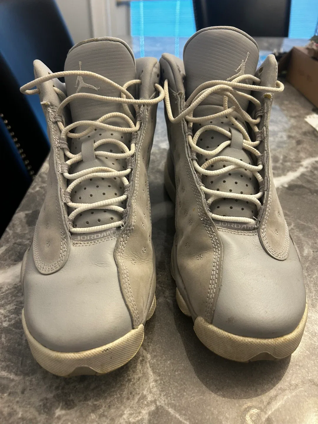 Jordan 13 Grey Sneakers - Size 8Y thumbnail