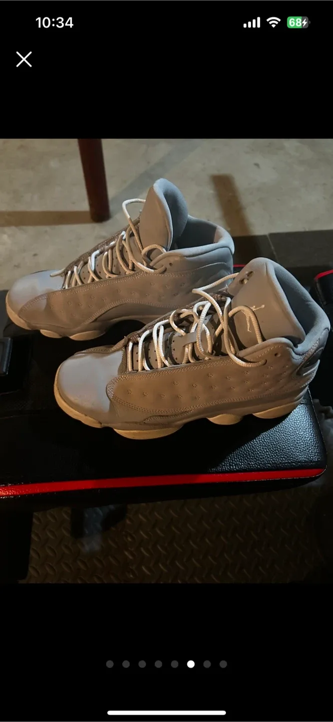 Jordan 13 Grey Sneakers - Size 8Y image indicator(8)