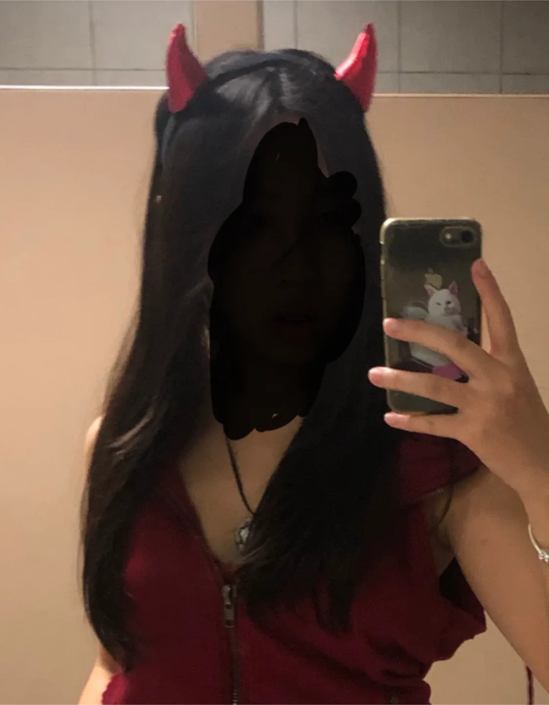 Halloween Devil Costume - Horns Headband & Tail Accesory Set - 🥕 image indicator(2)