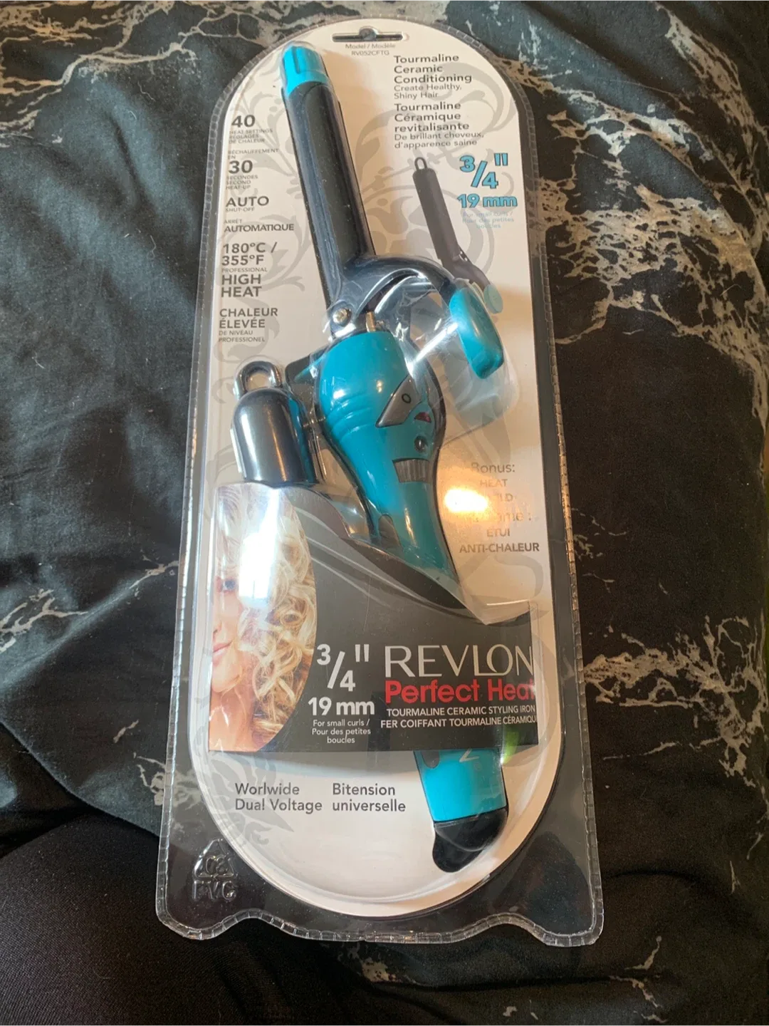 New Revlon Perfect Heat 3/4" Curling Iron