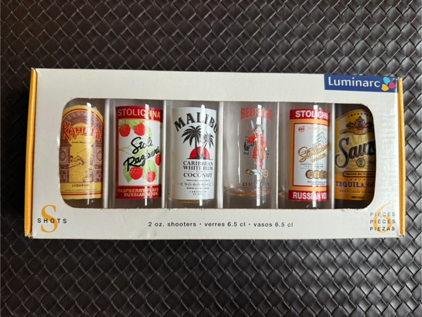 Luminarc 6-Piece Shot Glass Set (New in Box!)