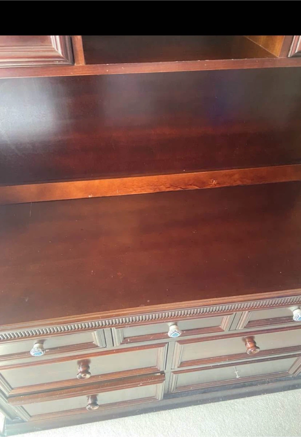 Wooden Dresser with Hutch - photo 5