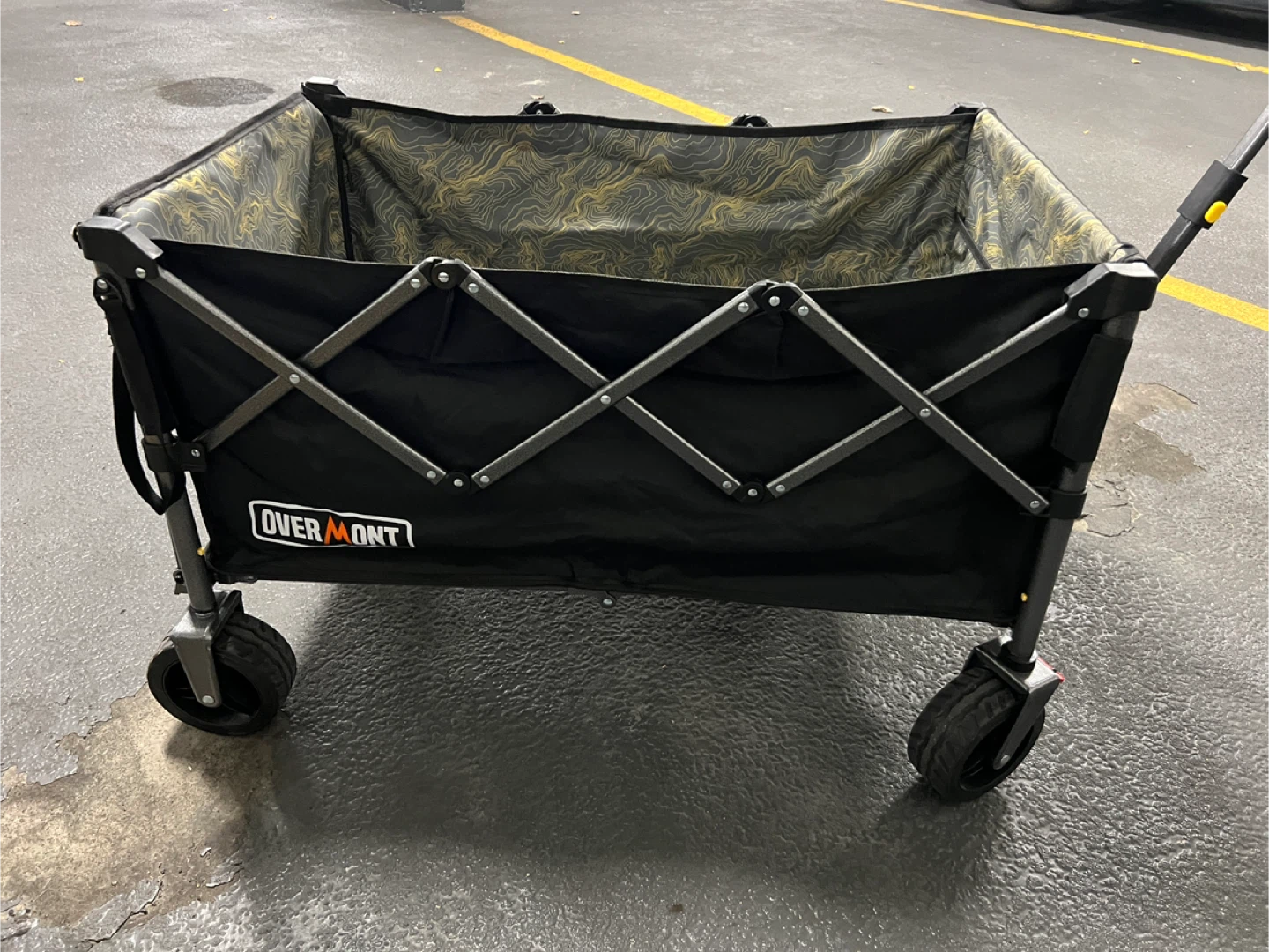 Overmont Collapsible Folding Wagon Cart