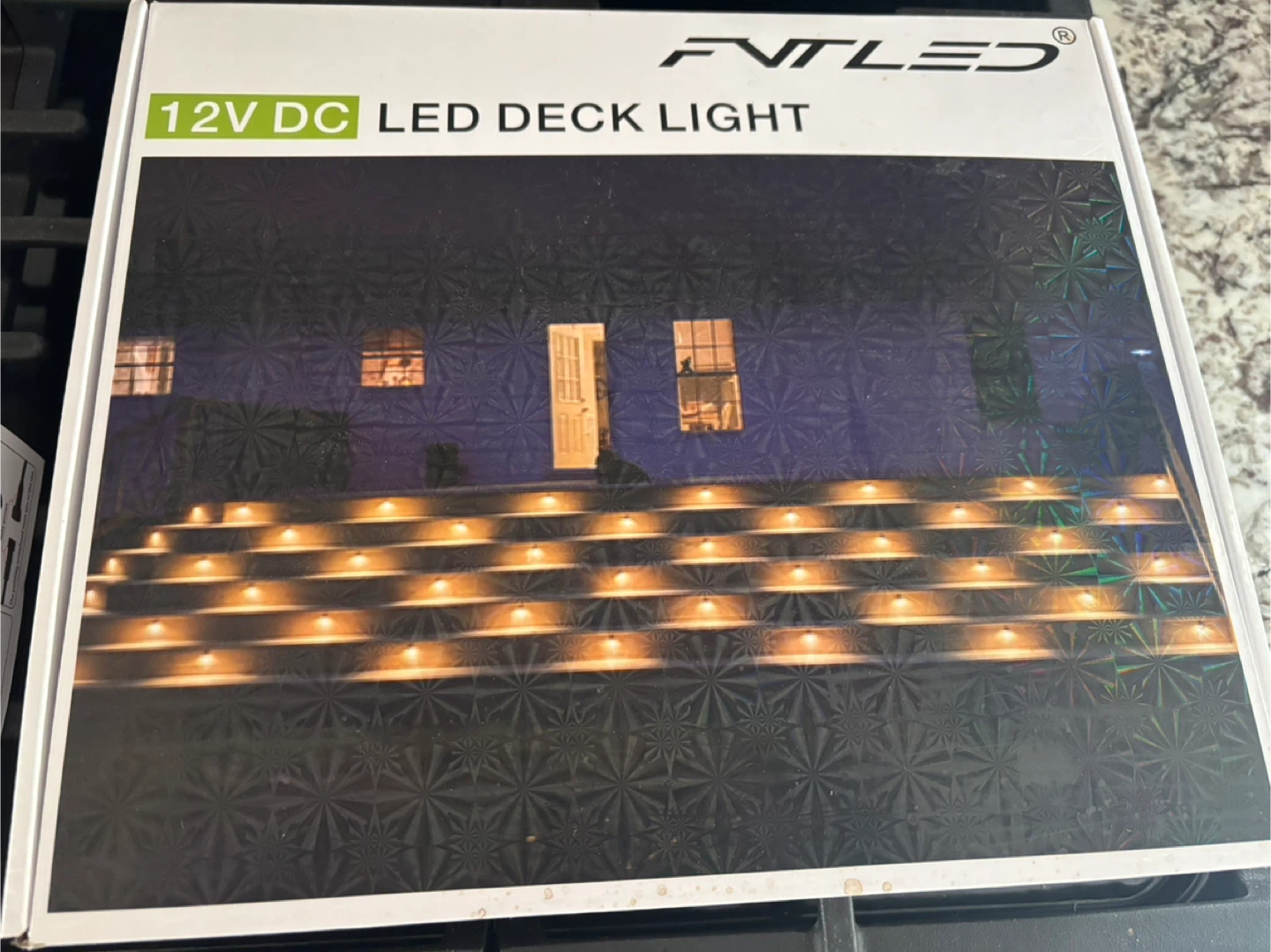 New FVTLED 12V DC LED Deck Light + Extension Cable