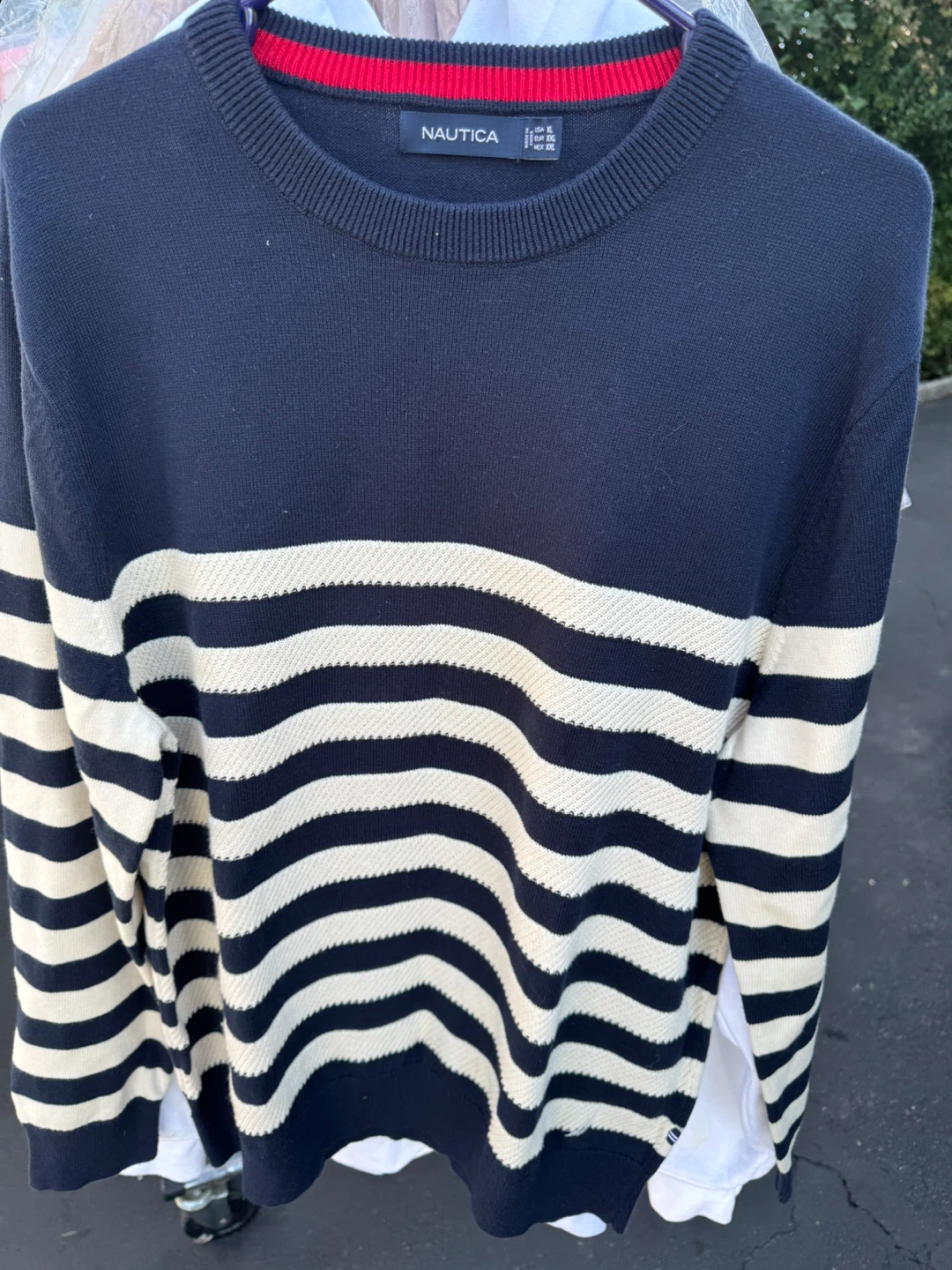 Nautica XL Striped Sweater