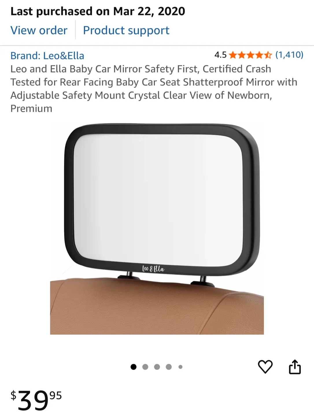 Leo and Ella Baby Car Mirror image indicator(3)