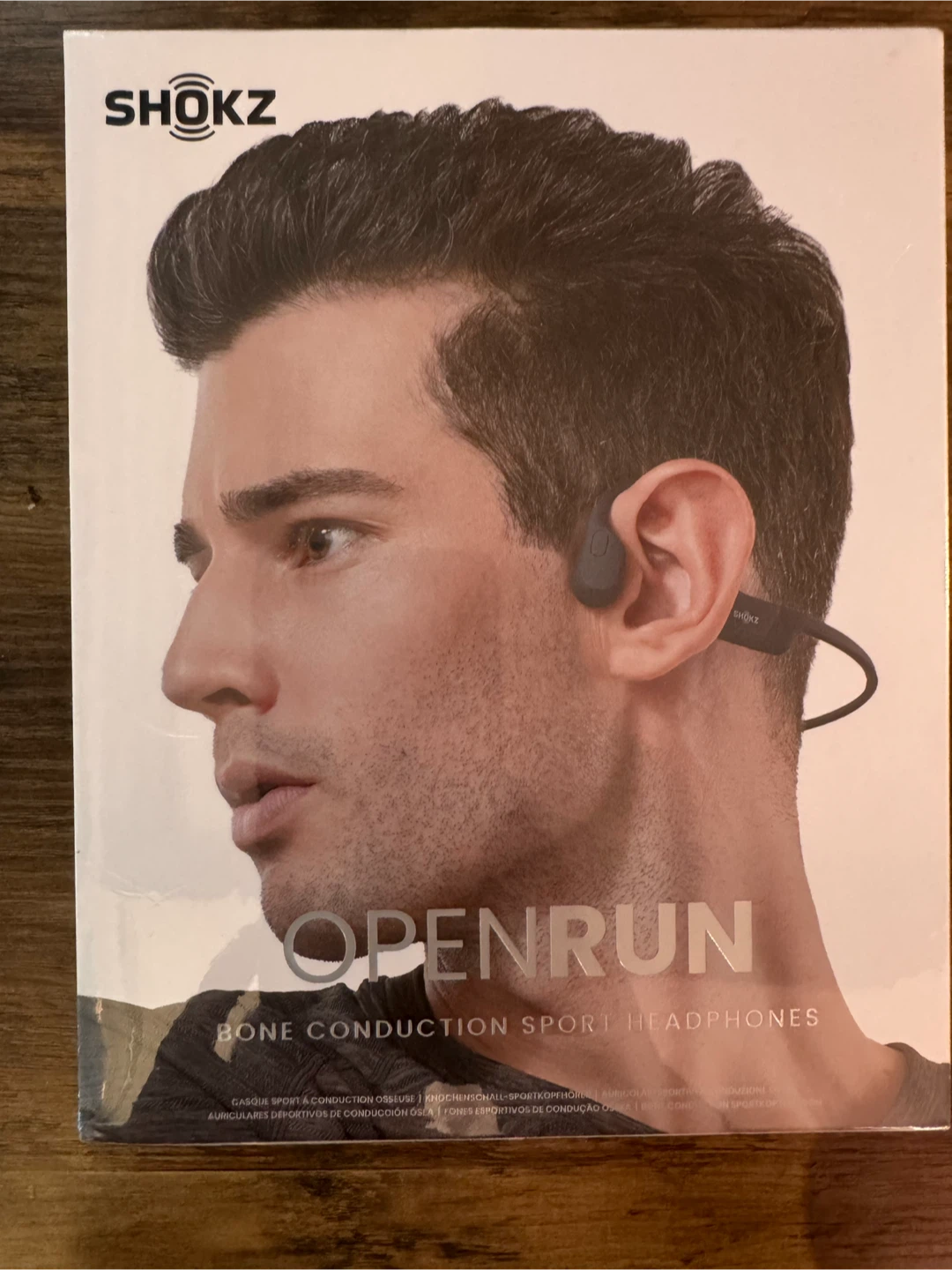 New Unopened Shokz OpenRun Sport Headphones - Black