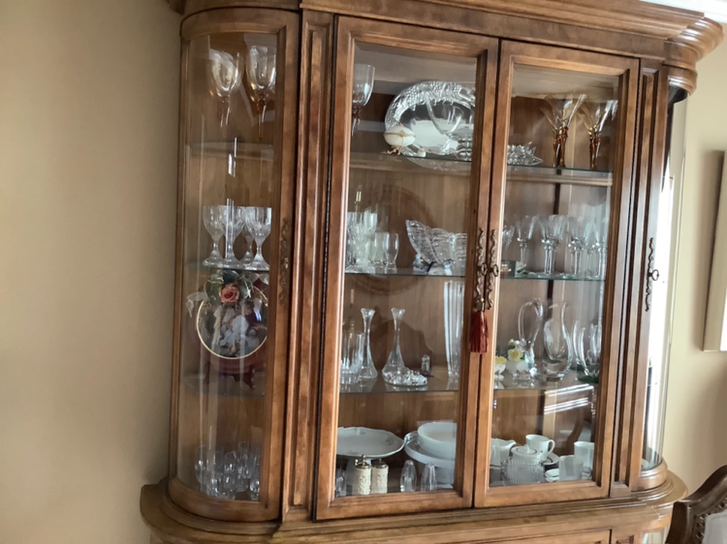 Dining Table Set with Chairs & Hutch - photo 4