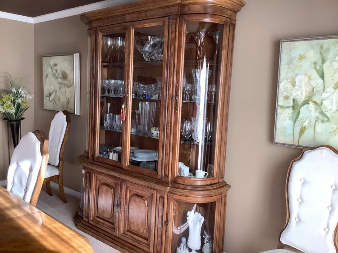 Dining Table Set with Chairs & Hutch image indicator(3)