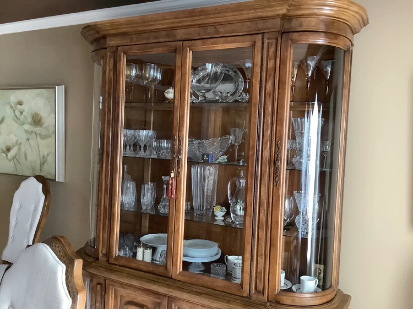 Dining Table Set with Chairs & Hutch image indicator(8)