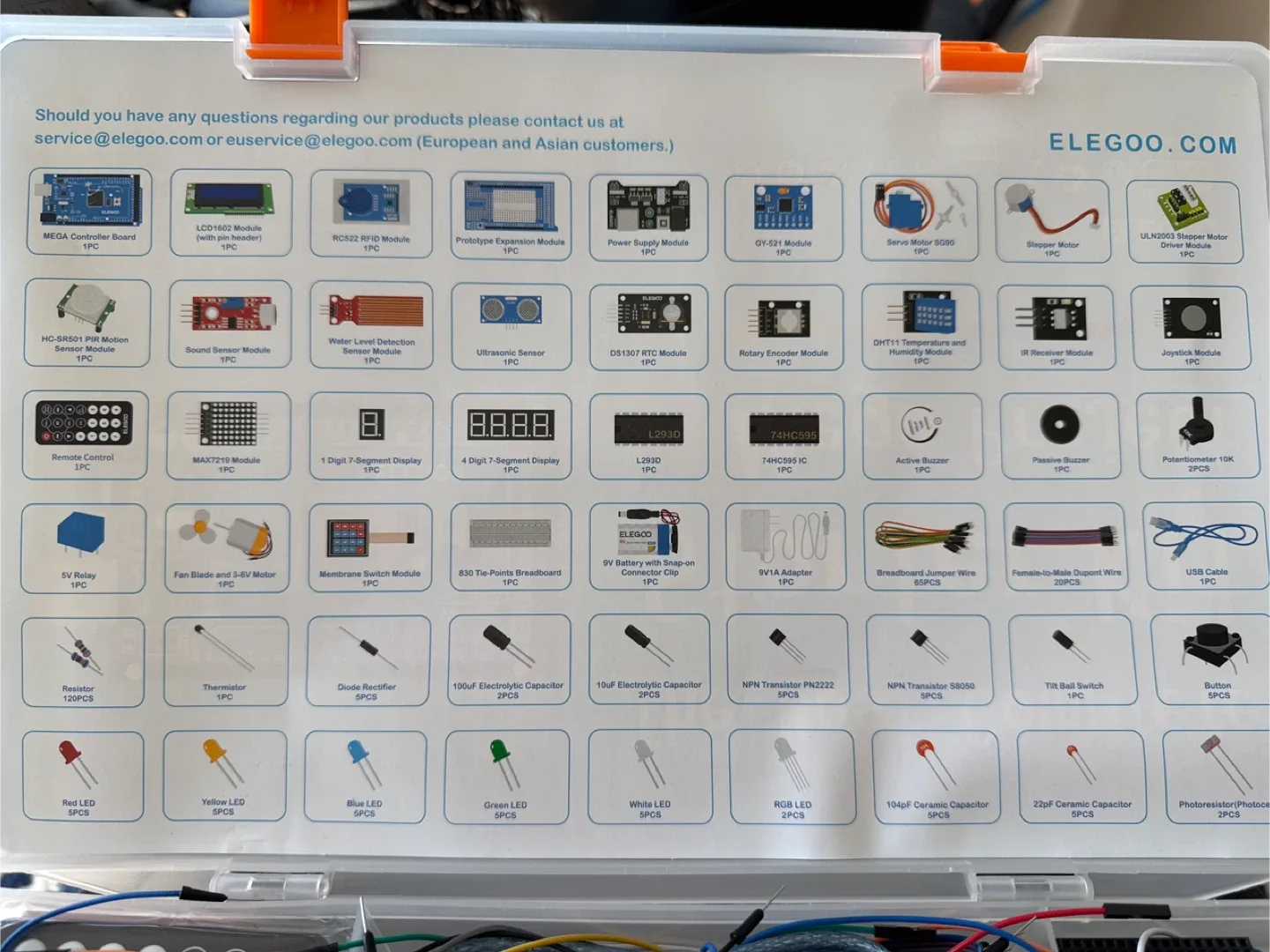 ELEGOO The Most Complete Starter Kit Mega Project image indicator(3)