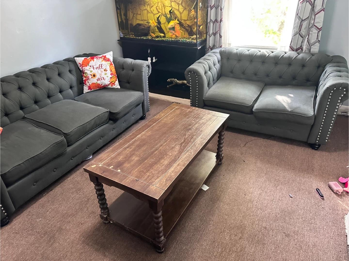Sofa and Loveseat Set