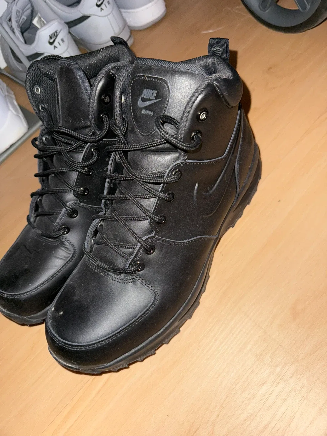 Nike Manoa Leather Boots - Black