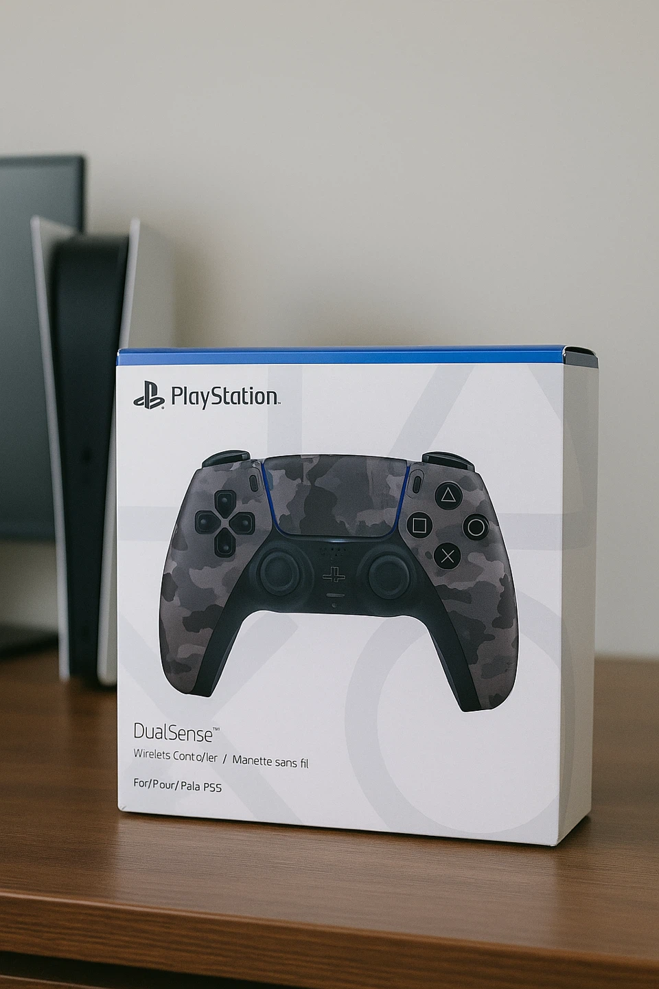 PlayStation DualSense Wireless Controller - Gray Camo - photo 2
