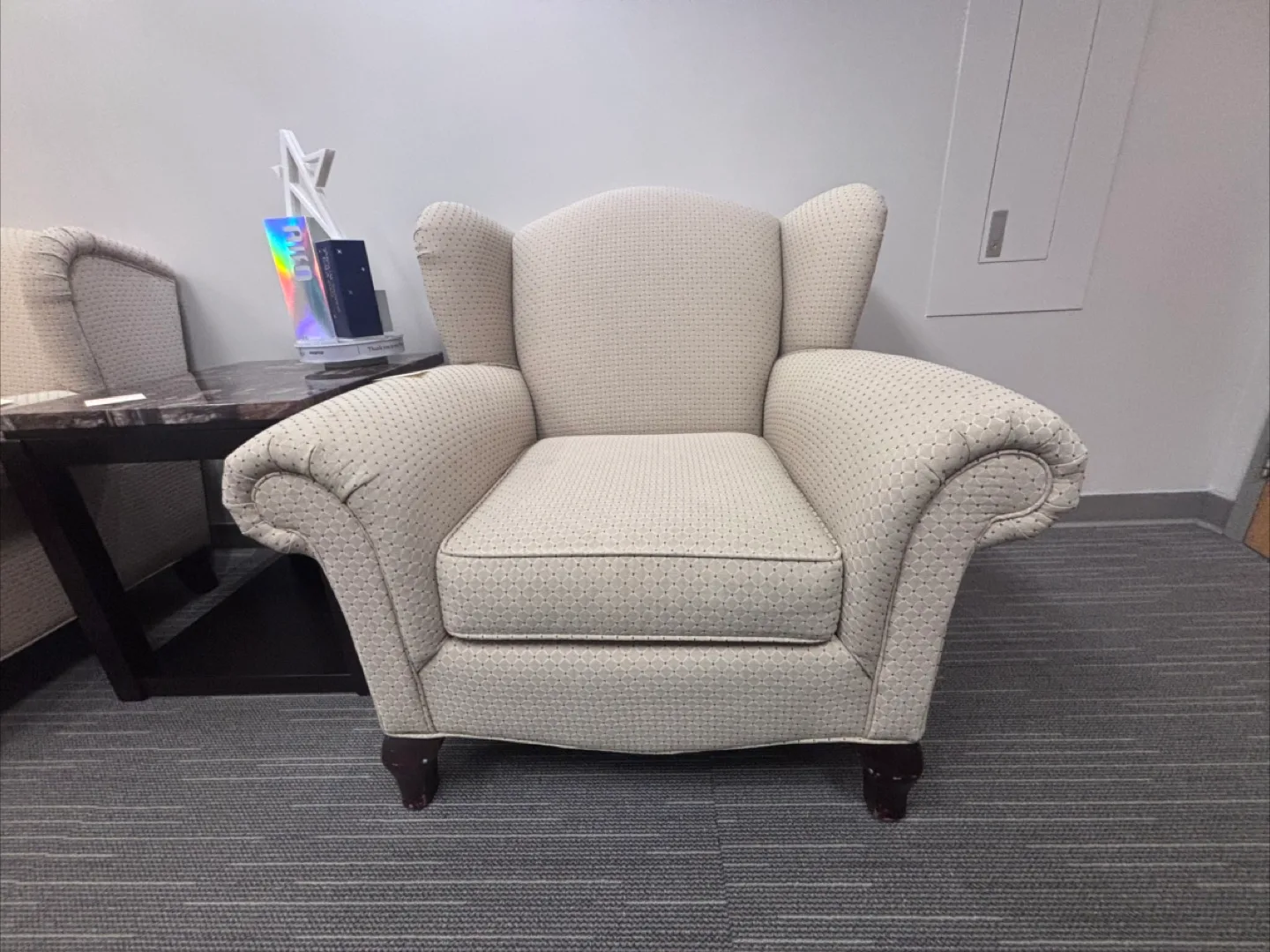 Wingback Armchair - Beige, 32" Wide image indicator(3)