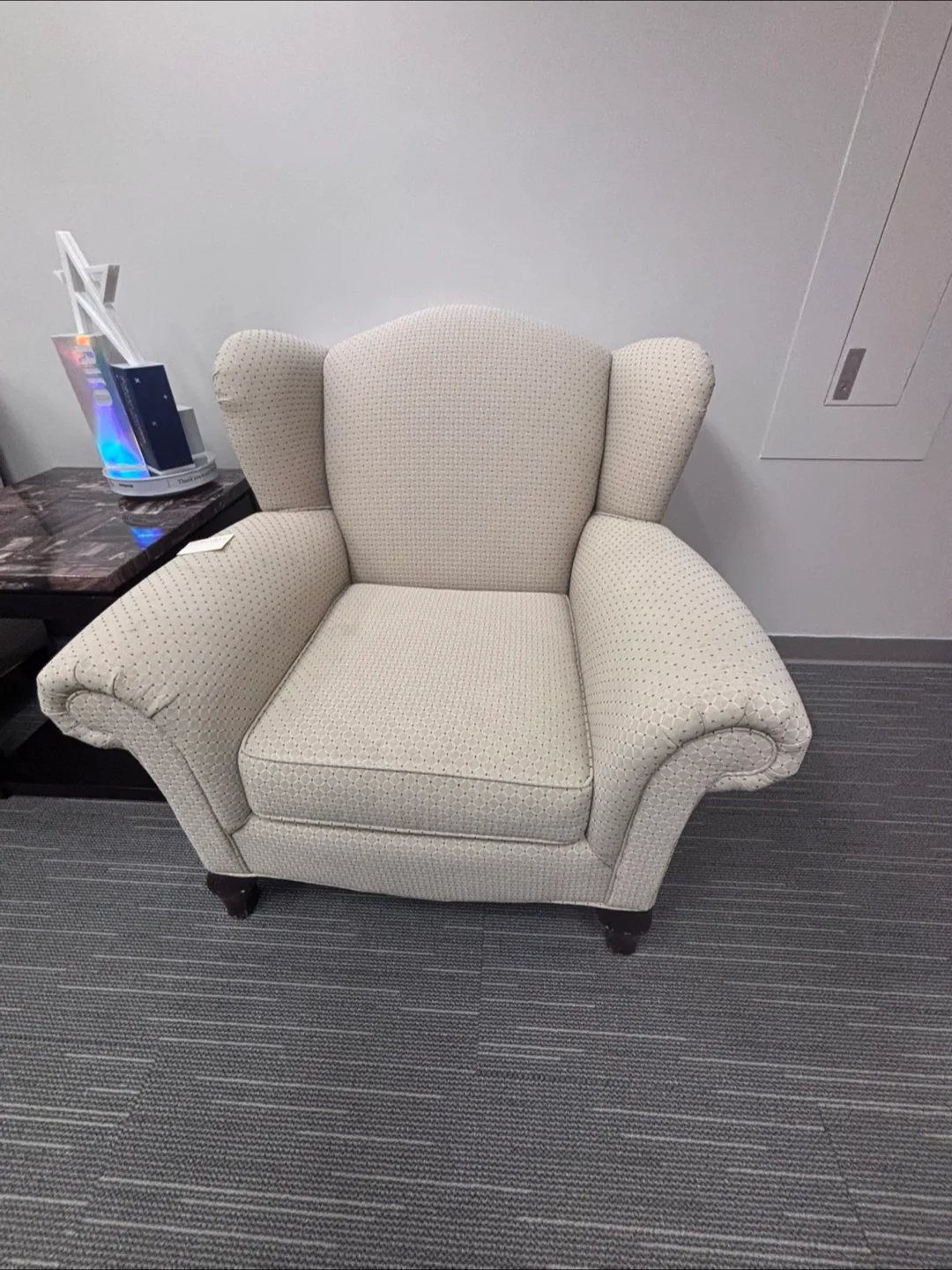 Wingback Armchair - Beige, 32" Wide image indicator(2)