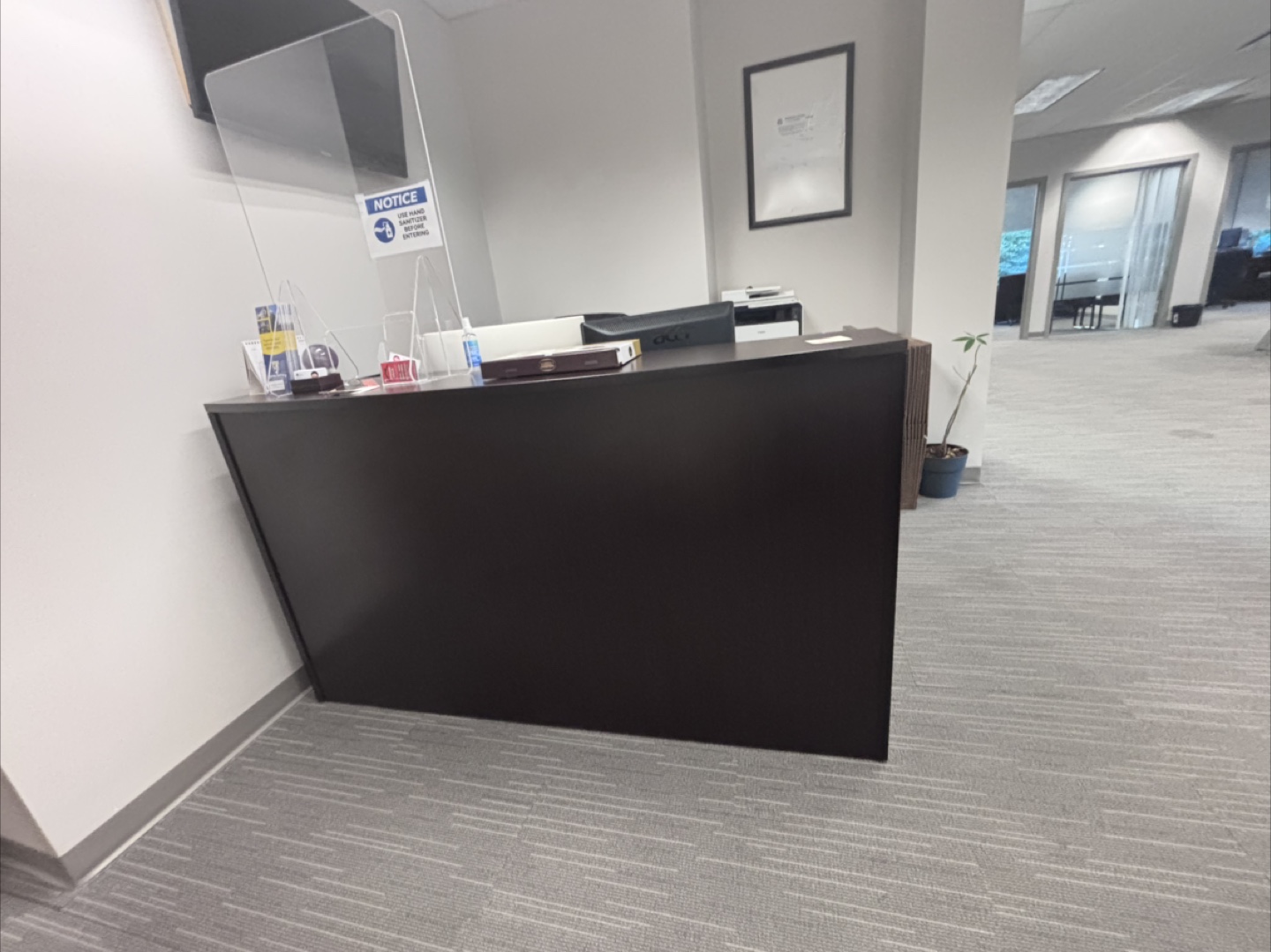 Reception Desk - Dark Brown - photo 2